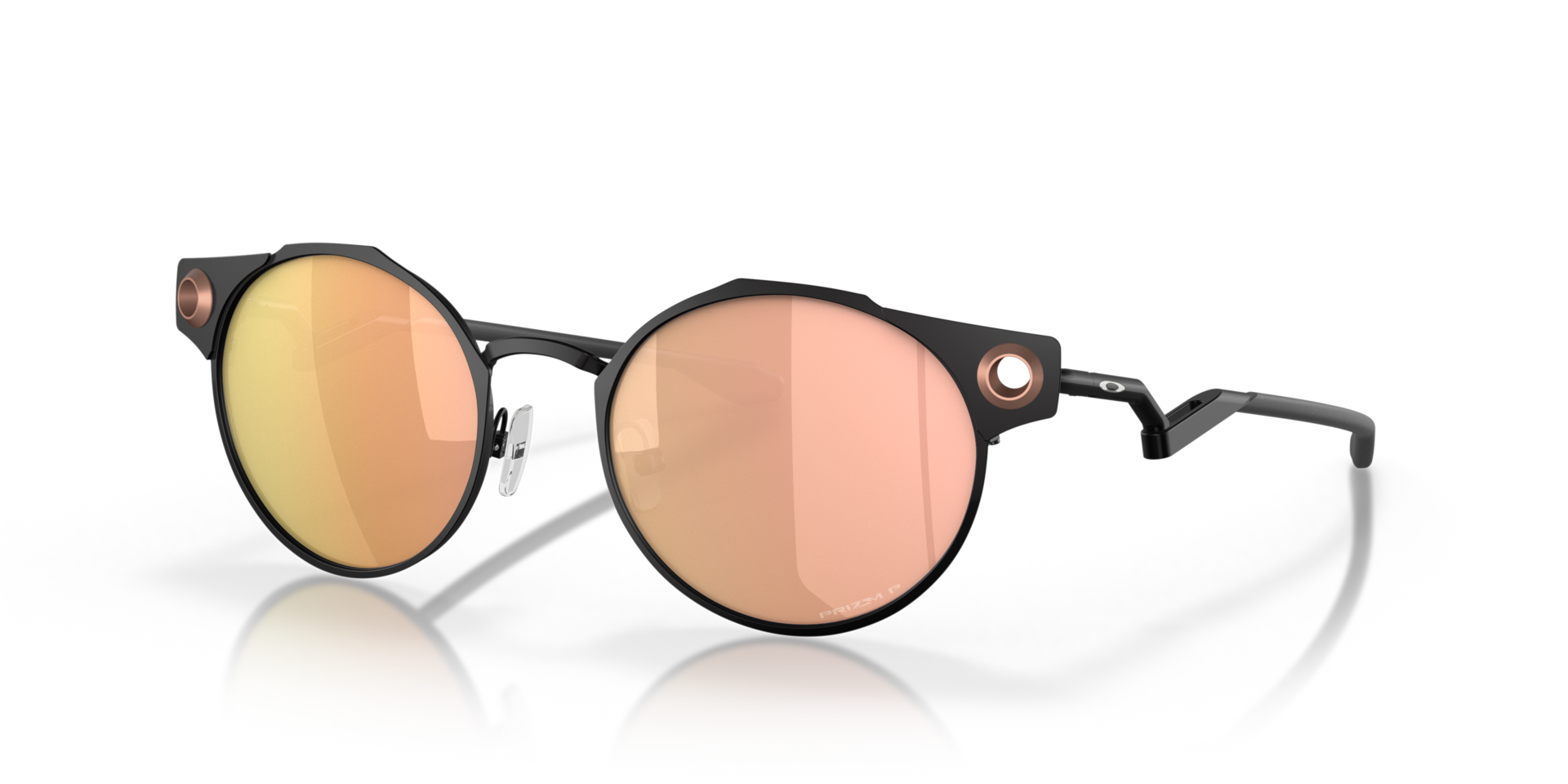 Oakley Deadbolt™ Sunglasses with Satin Black Frame and Prizm Rose