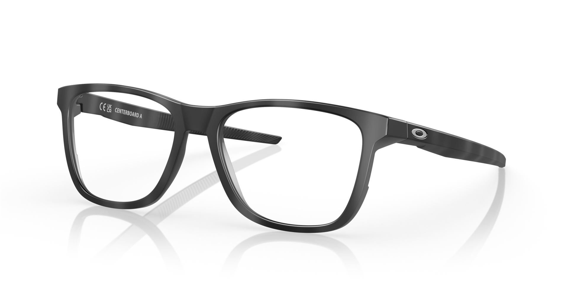 Oakley OX8163 スポーツメガネ 56 Oakley Centerboard (Low Bridge Fit) Eyeglasses with Satin Black