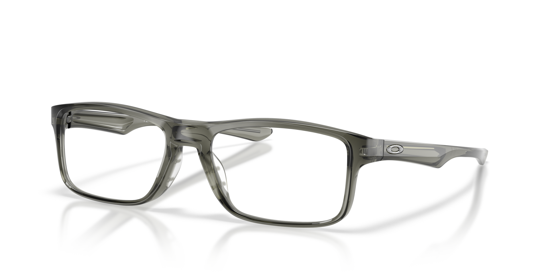 Oakley Plank 2.0 Eyeglasses with Polished Grey Smoke Frame