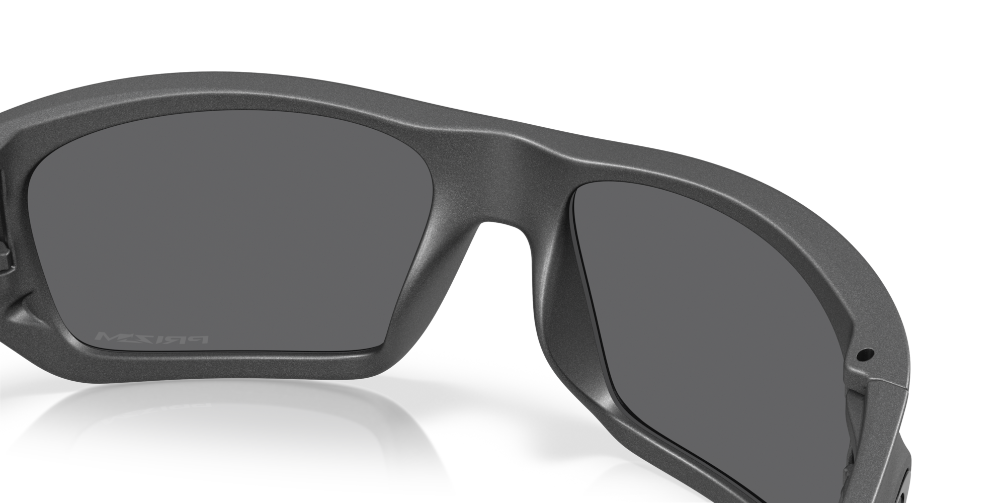 Oakley Masseter Sunglasses with Steel Frame and Prizm Black Lenses