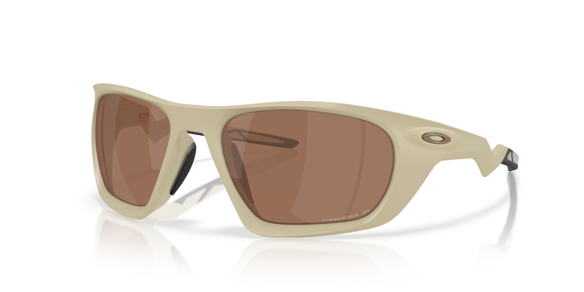 Lateralis Tungsten Iridium Polarized Lenses, Matte Sand Frame