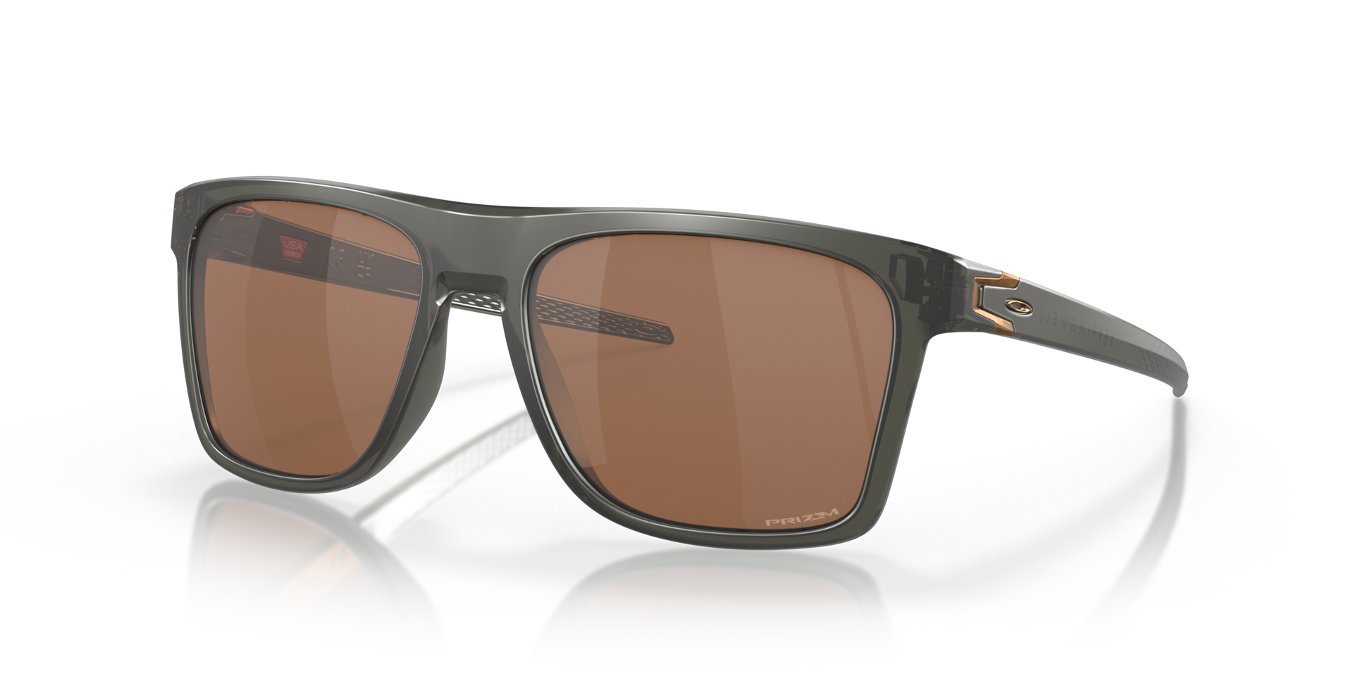 Leffingwell Prizm Tungsten Lenses, Matte Grey Smoke Frame