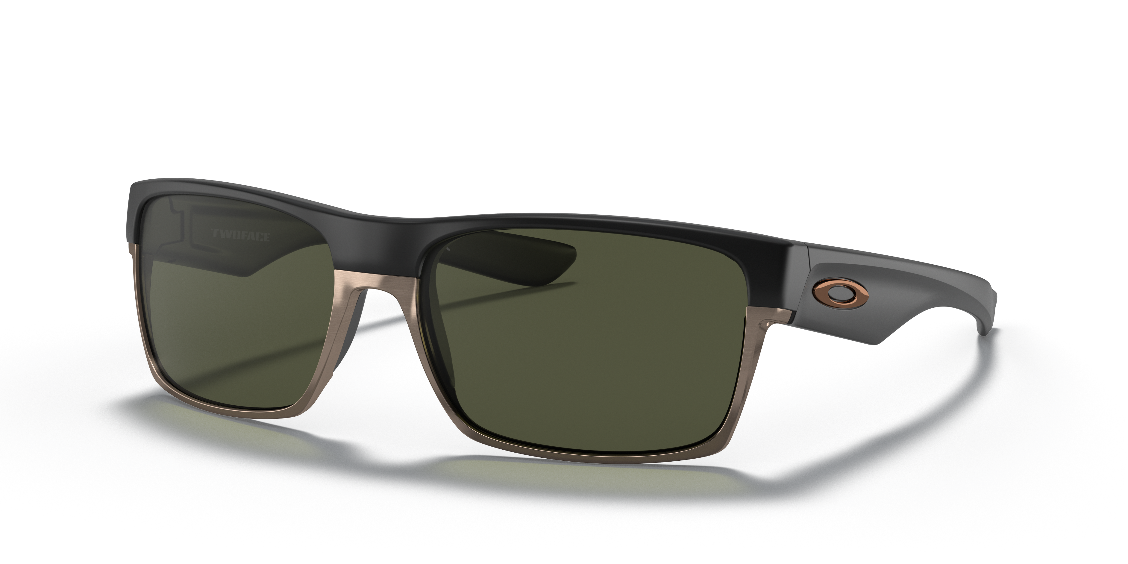 Oakley TwoFace™ (Low Bridge Fit) Sunglasses with Matte Black Frame