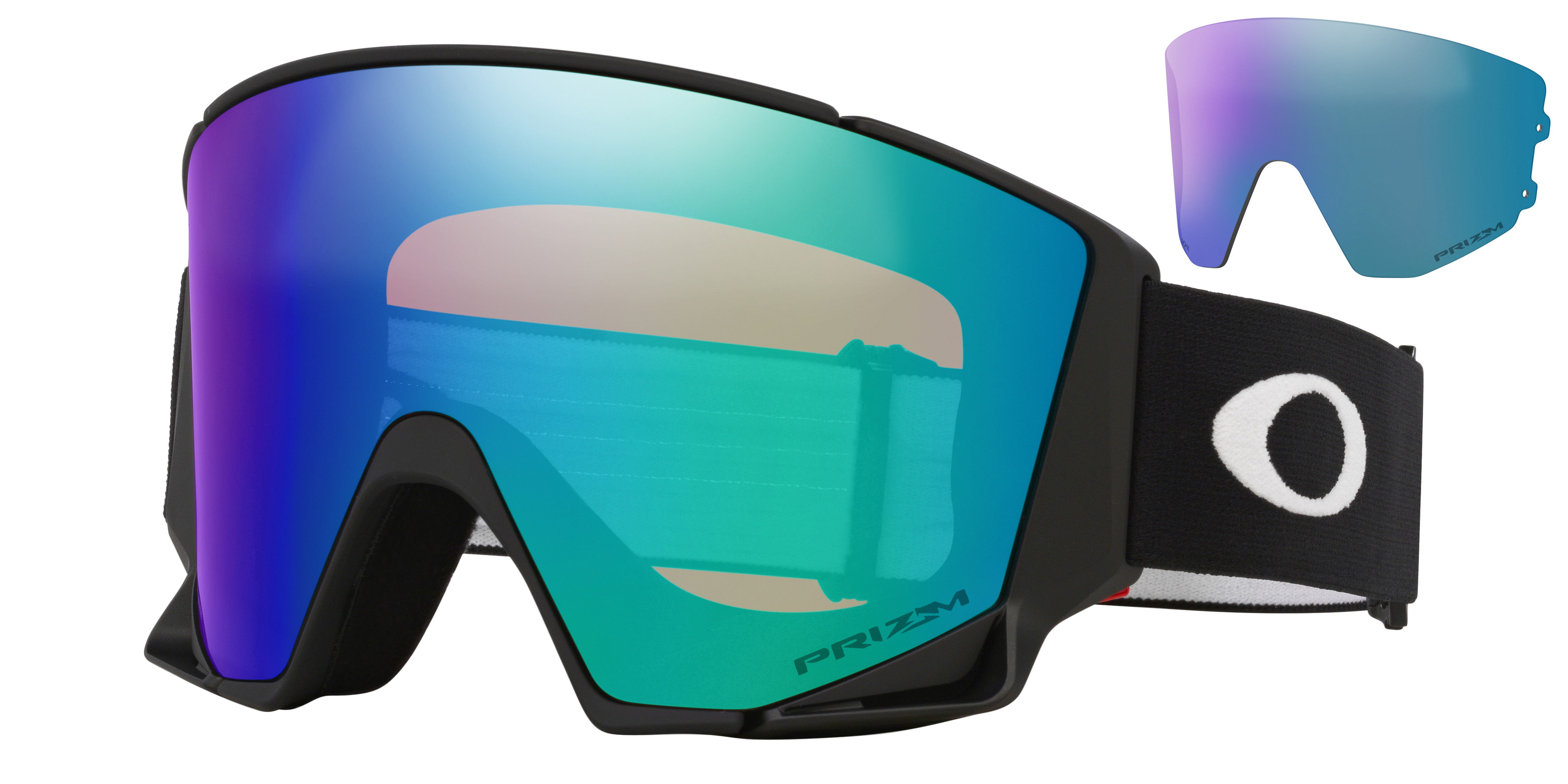 OAKLEY FLOW SCAPE L 新品 Oakley Flow Scape™ L Snow Goggles with Matte Black Strap and Prizm