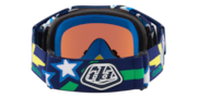 Airbrake® MX Troy Lee Designs Series Goggles - Blue Banner