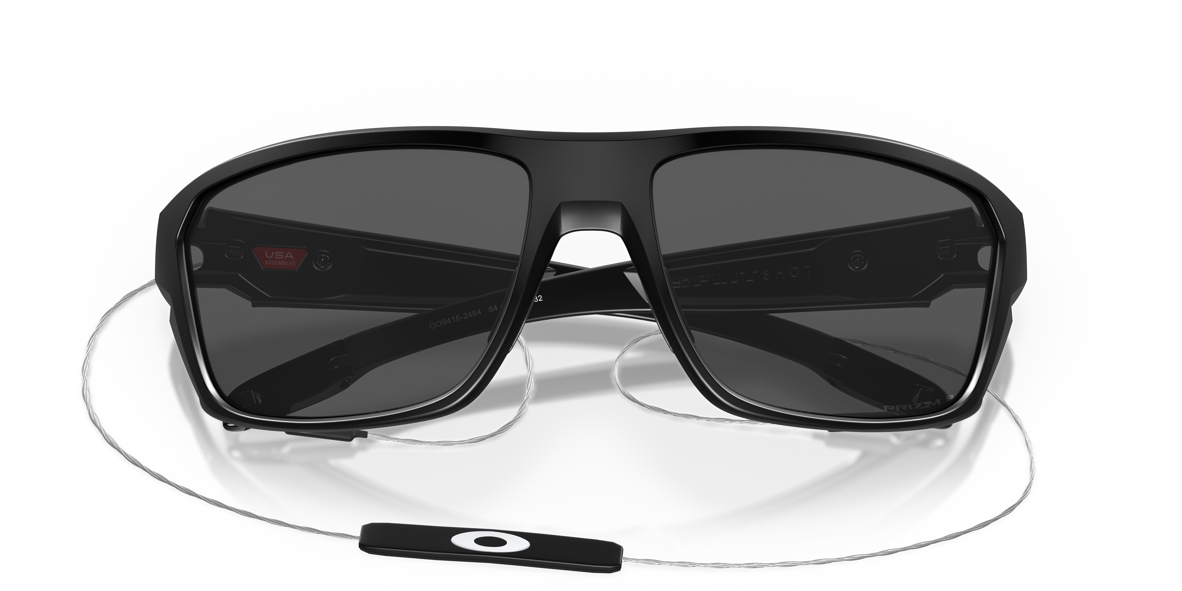 Oakley Split Shot Sunglasses with Matte Carbon Frame and Prizm