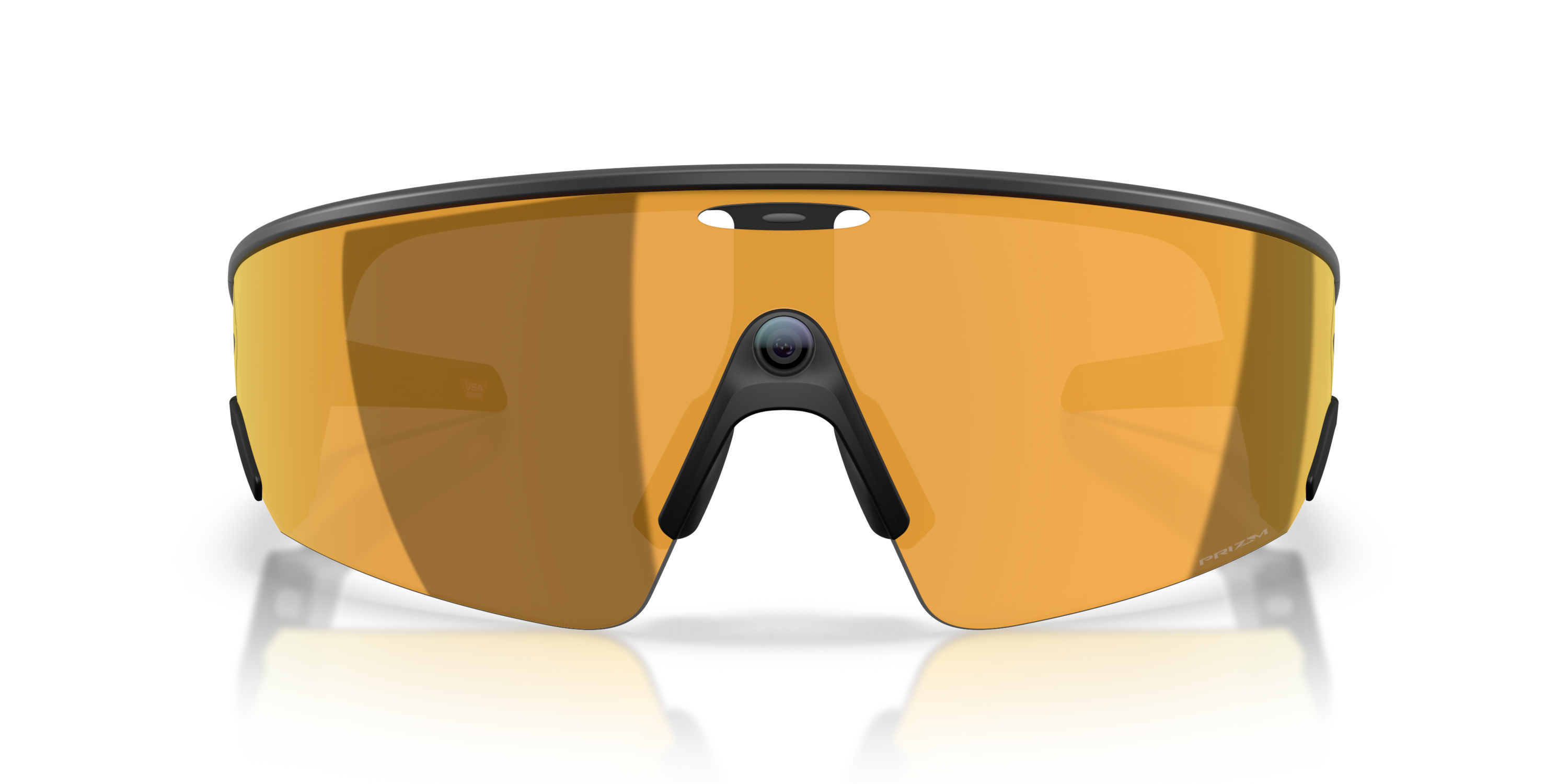 Oakley Meta Vanguard AI Glasses with Black Frame and Prizm 24K