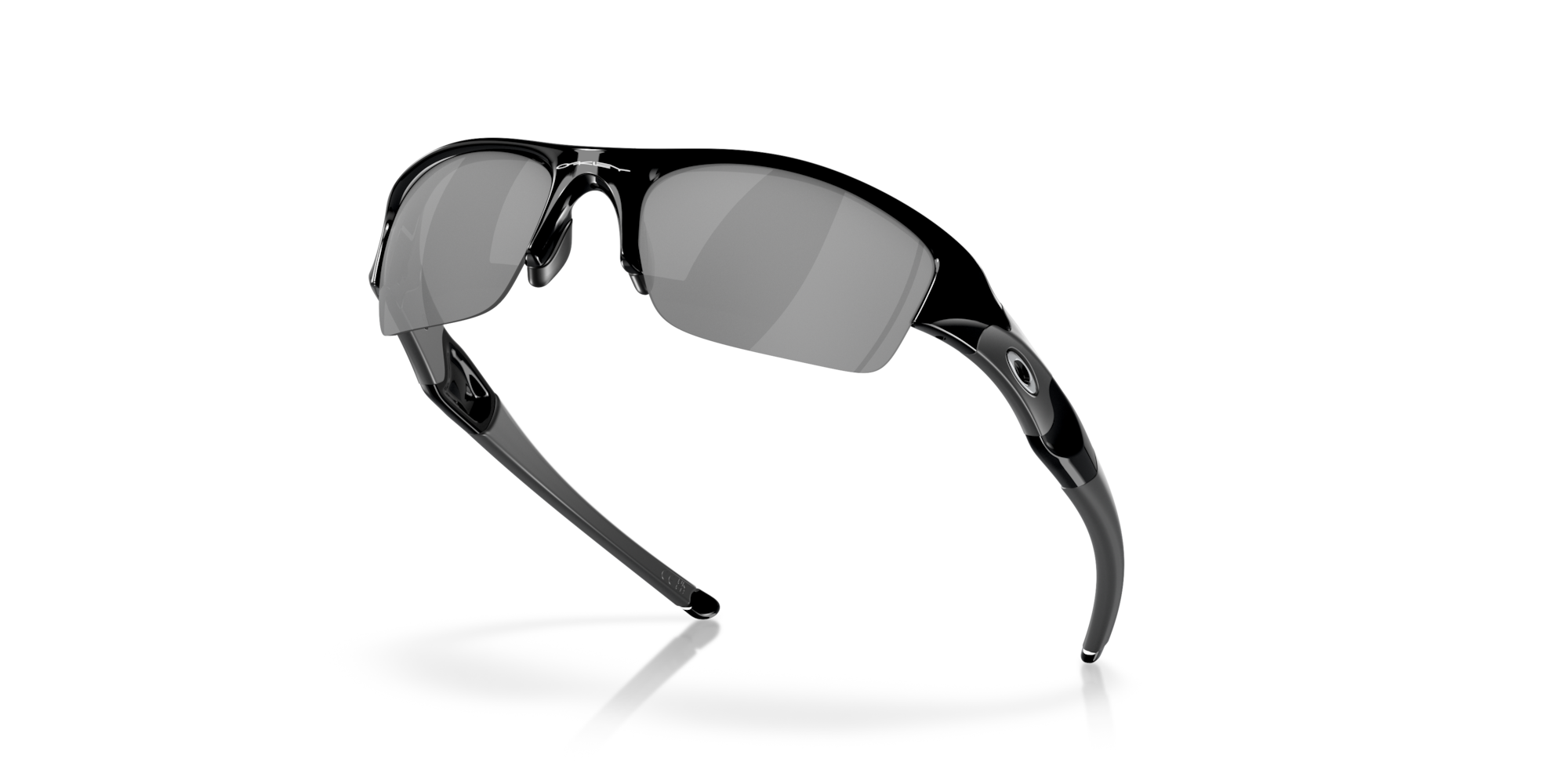 Oakley Flak Jacket® Sunglasses with Jet Black Frame and Black