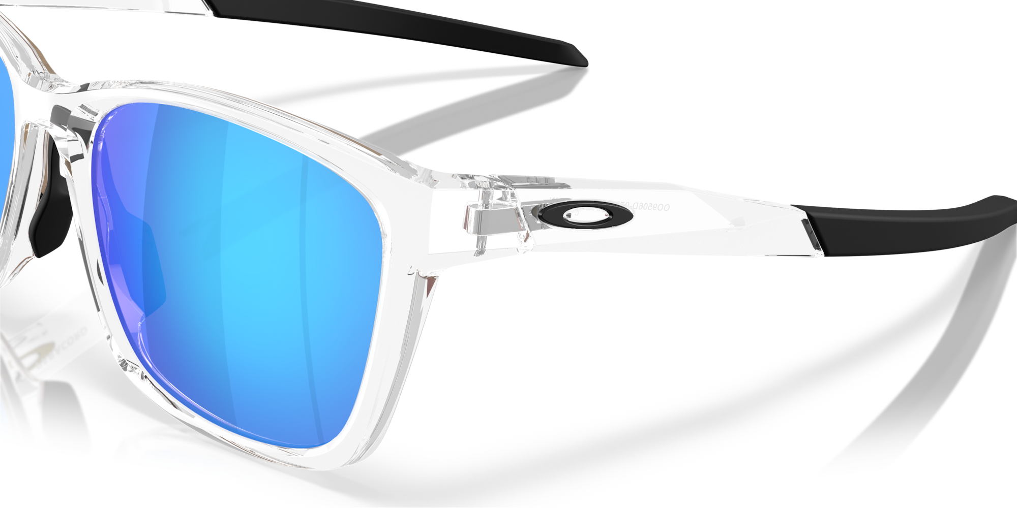 Oakley サングラス ホワイト/マルチカラー ケース付き オークリー Paracordサングラス Polished ClearフレームとPrizm