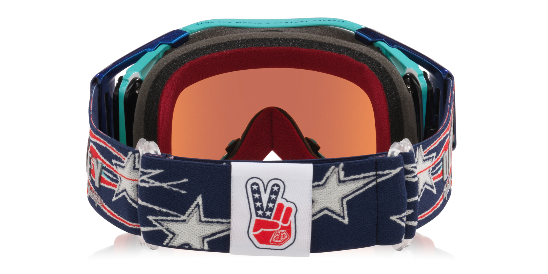 Oakley Airbrake® MX Troy Lee Designs Series Goggles with Blue
