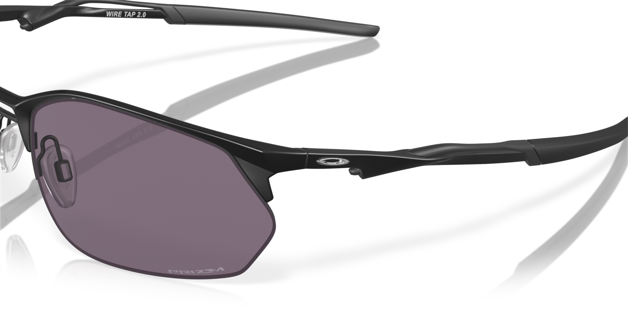Oakley Wire Tap 2.0 Sunglasses with Satin Black Frame and Prizm
