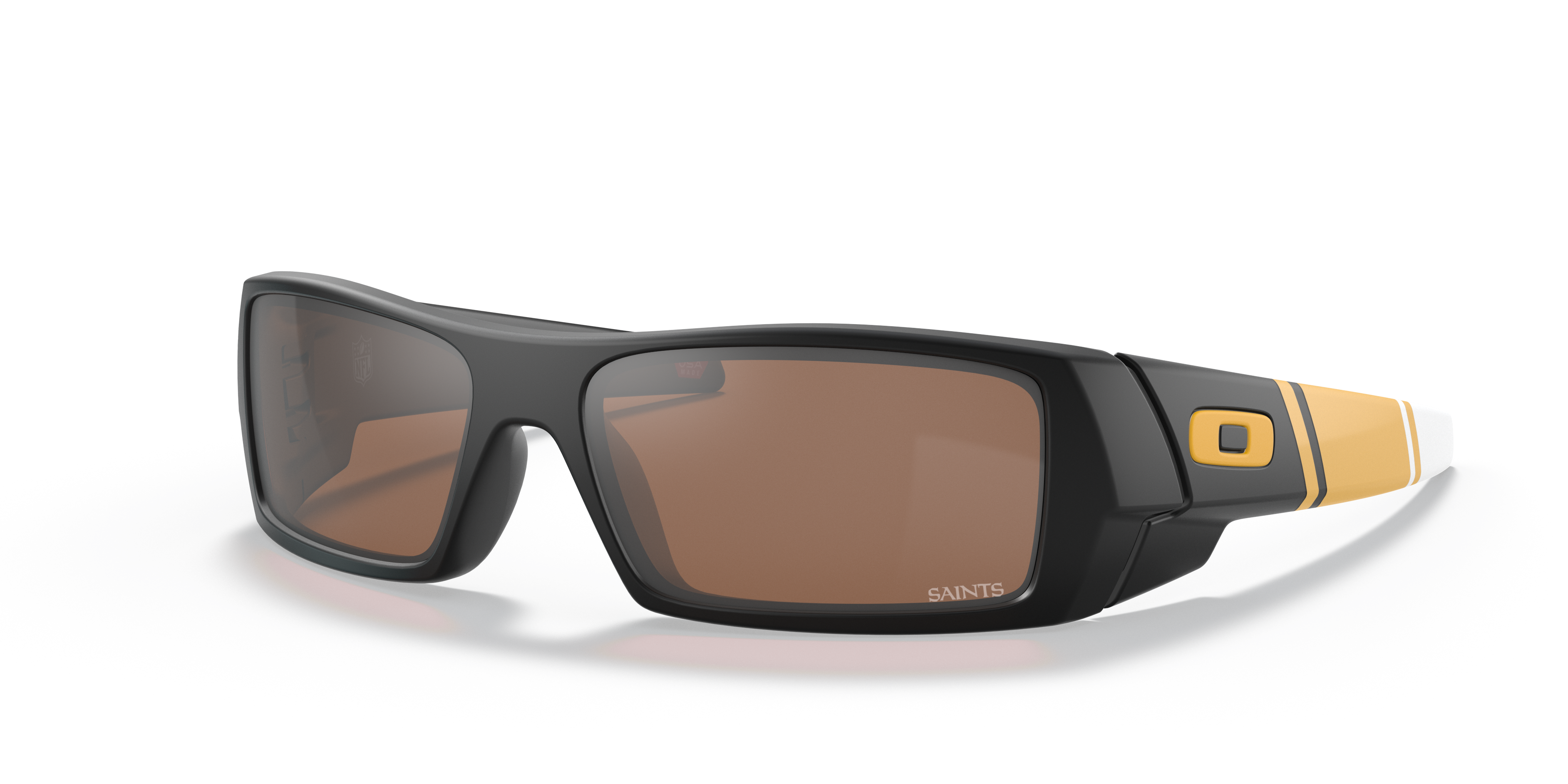 Oakley New Orleans Saints Gascan® Sunglasses with Matte Black