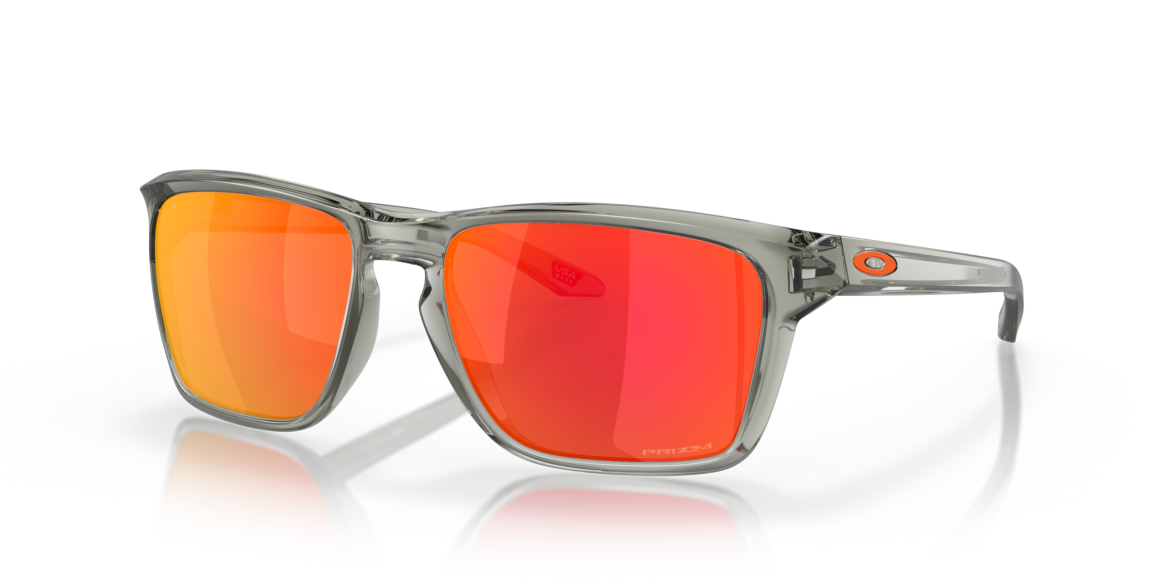 Sylas Prizm Ruby Lenses, Grey Ink Frame Sunglasses | Oakley