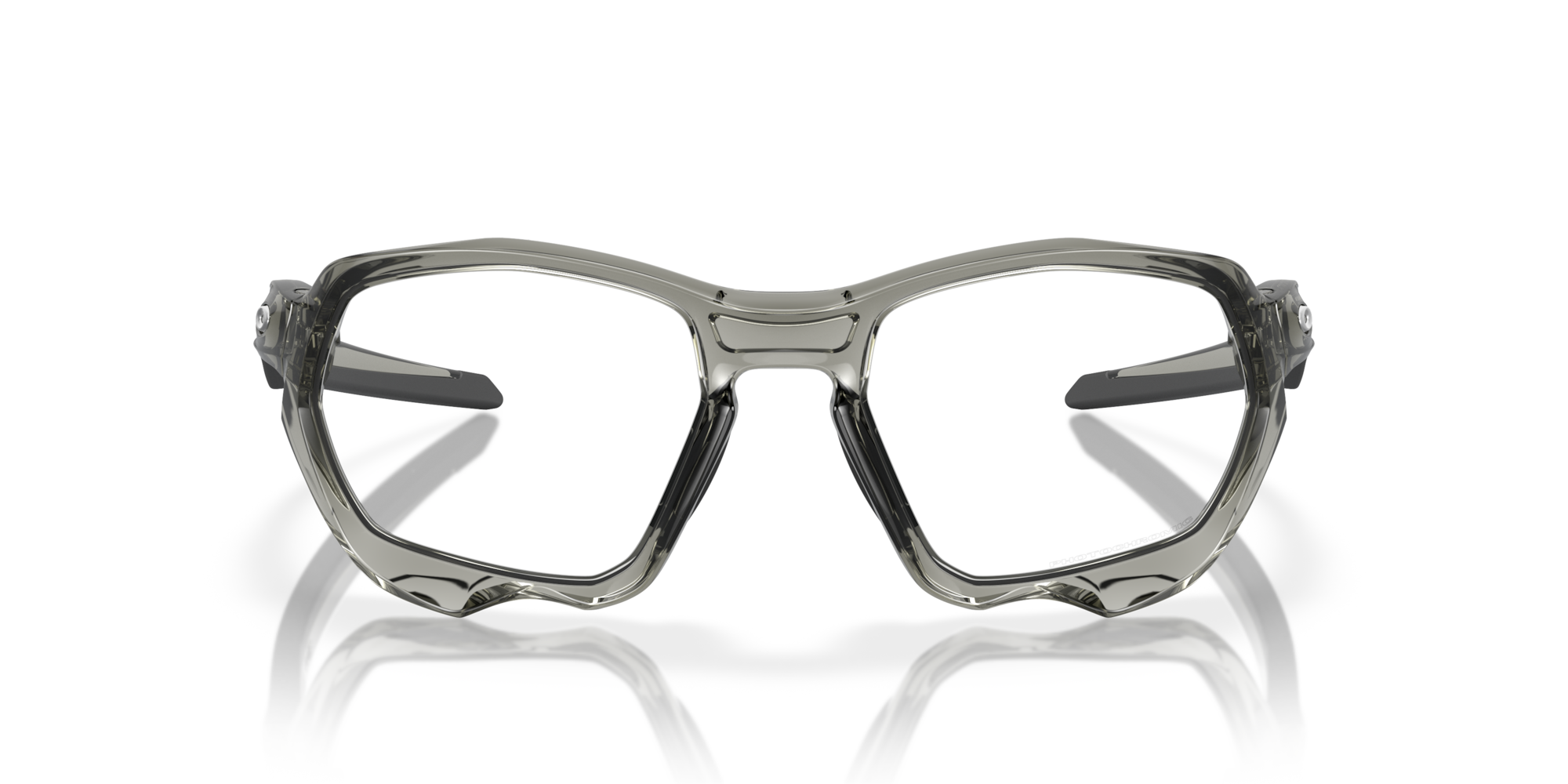 Oakley Plazma (Low Bridge Fit) Sunglasses with Grey Ink Frame and