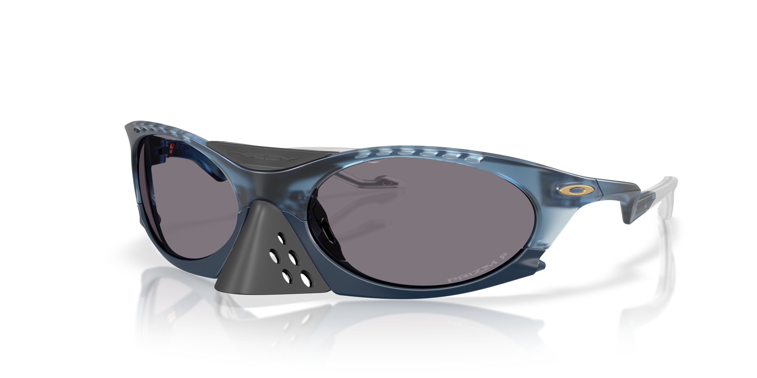 Oakley Plantaris Sunglasses with Matte Transparent Abyss Frame and ...
