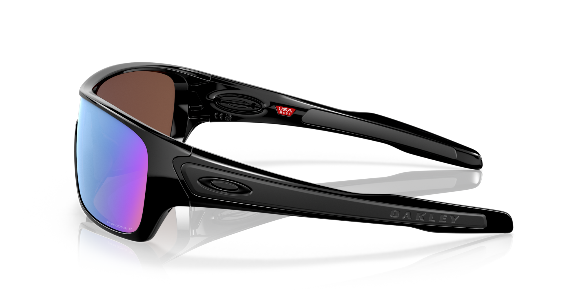 オークリー Turbine Rotorサングラス Polished BlackフレームとPrizm