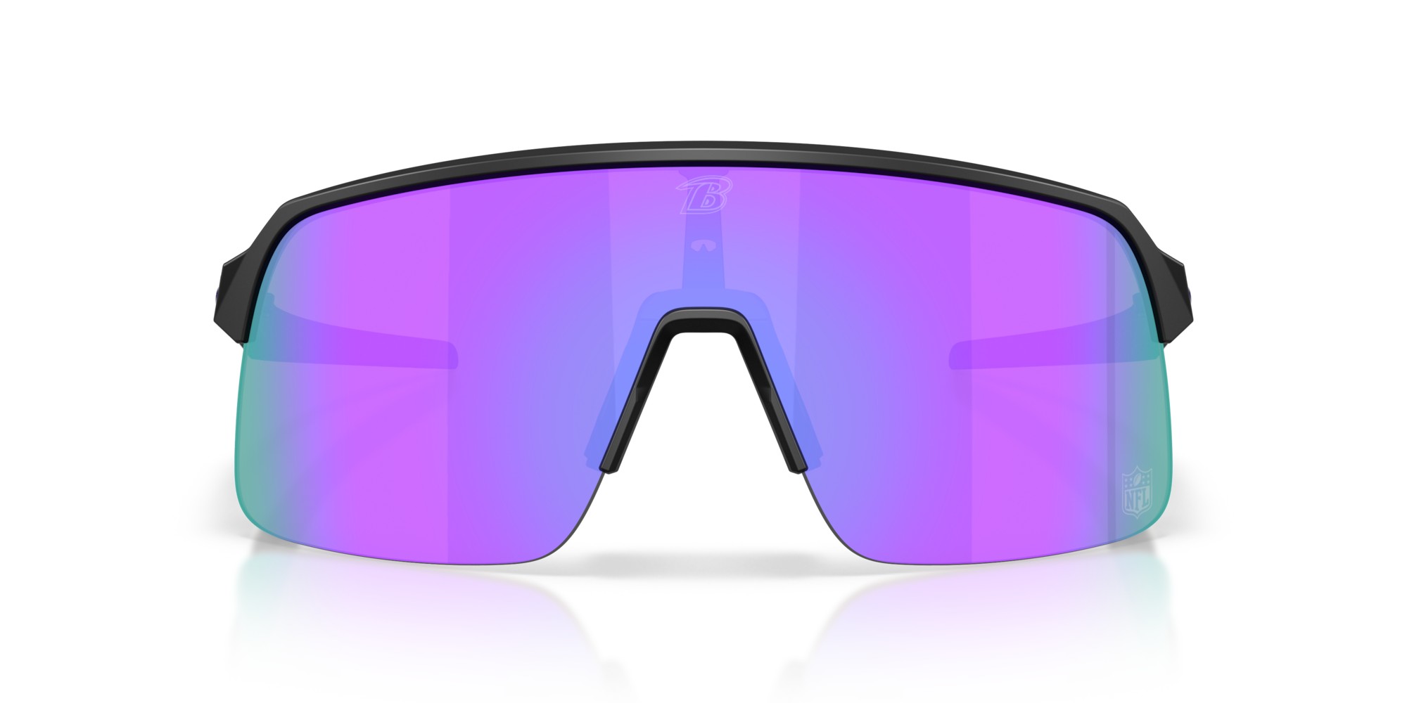 Oakley Baltimore Ravens Sutro Lite Sunglasses with Matte Black