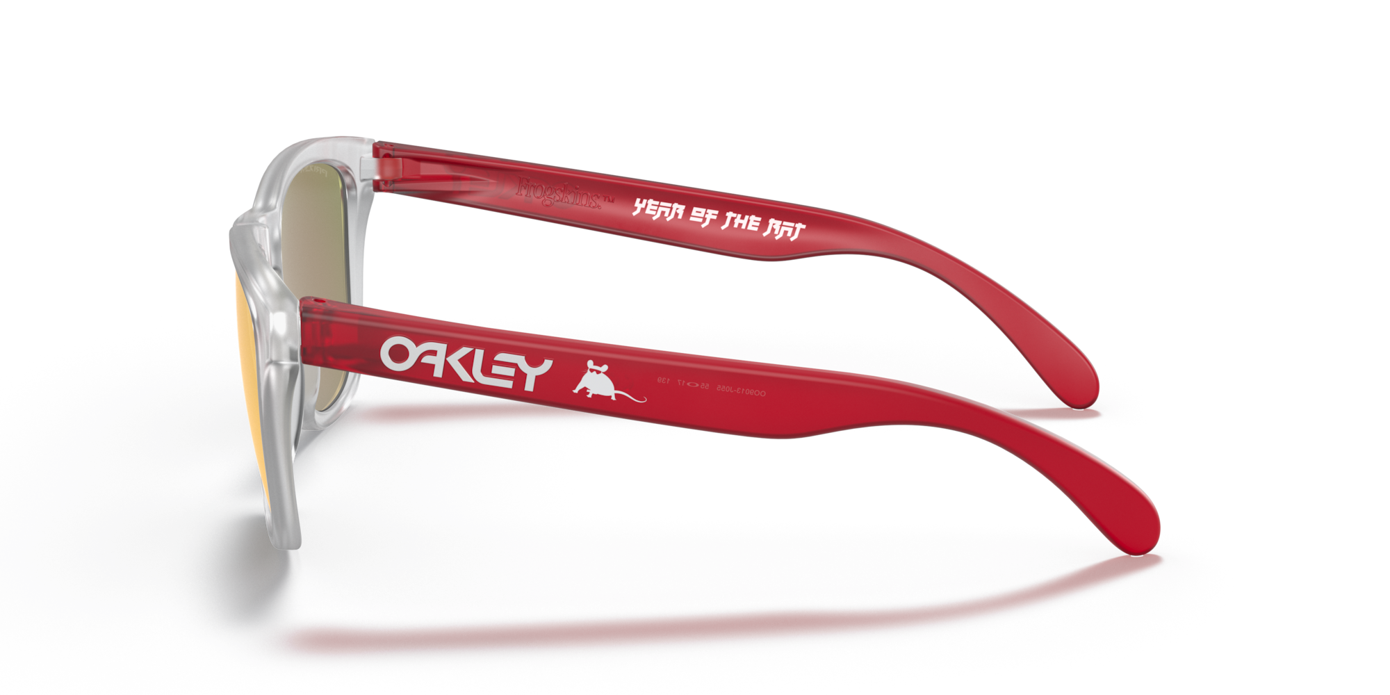 Oakley Frogskins サングラス レッド クリアフレーム オークリー Frogskins™ Year of the Ratサングラス Matte Clear