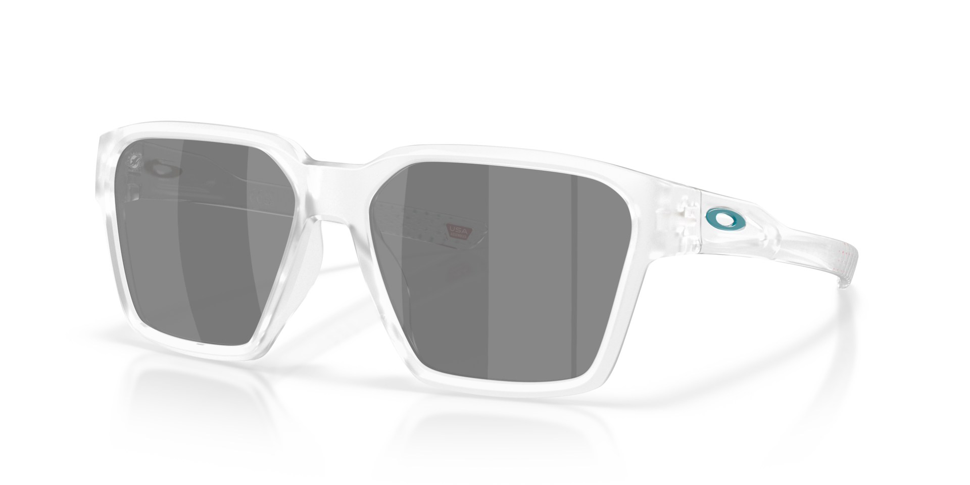 Oakley Miami Dolphins Briza Sunglasses with Matte Clear Frame and