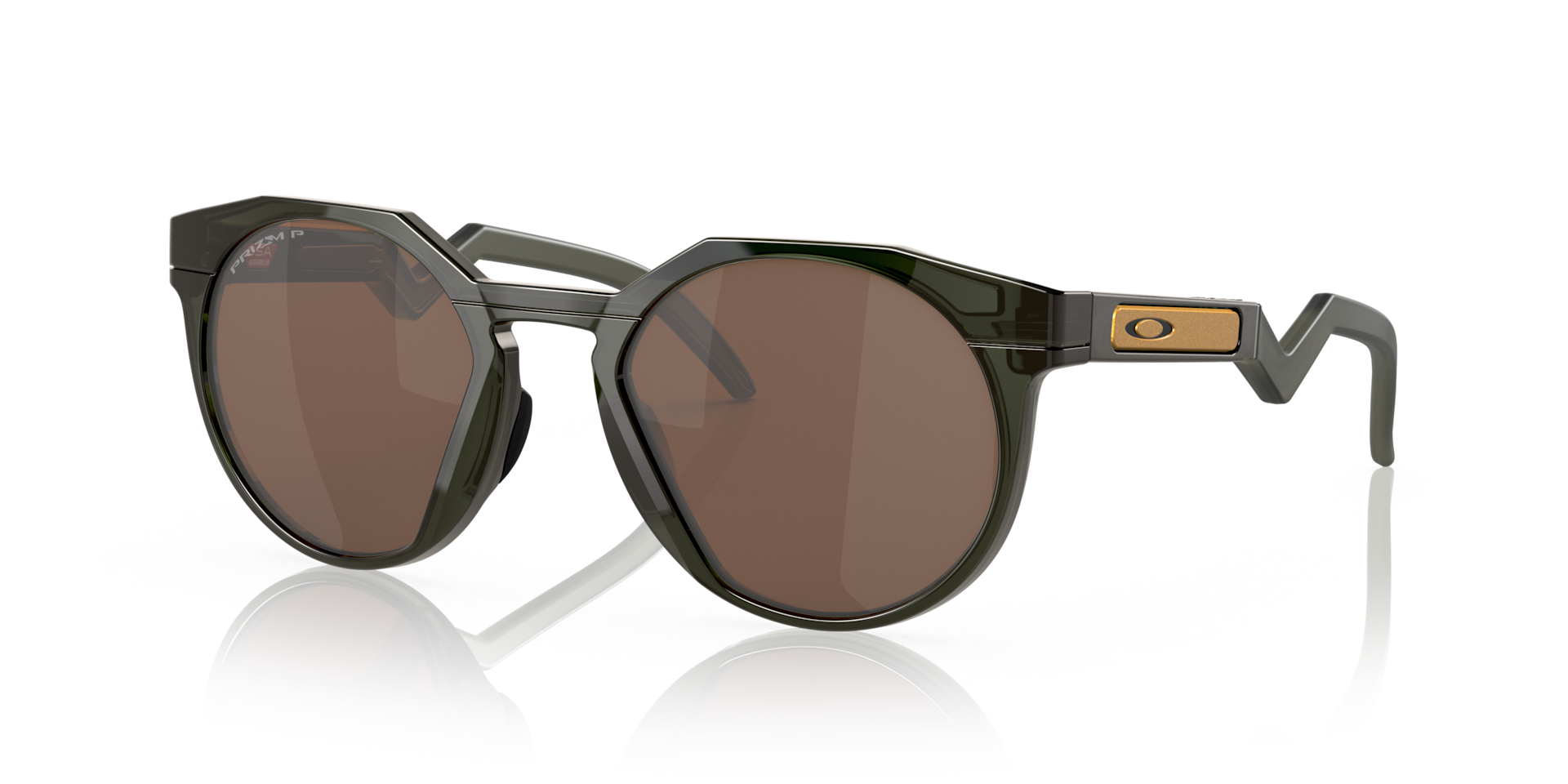 HSTN Prizm Tungsten Polarized Lenses, Olive Ink Frame Sunglasses
