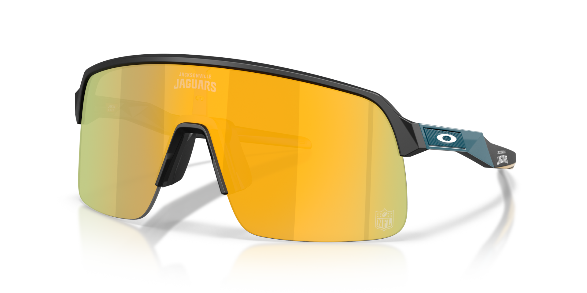 Oakley Jacksonville Jaguars Sutro Lite Sunglasses with Matte Black