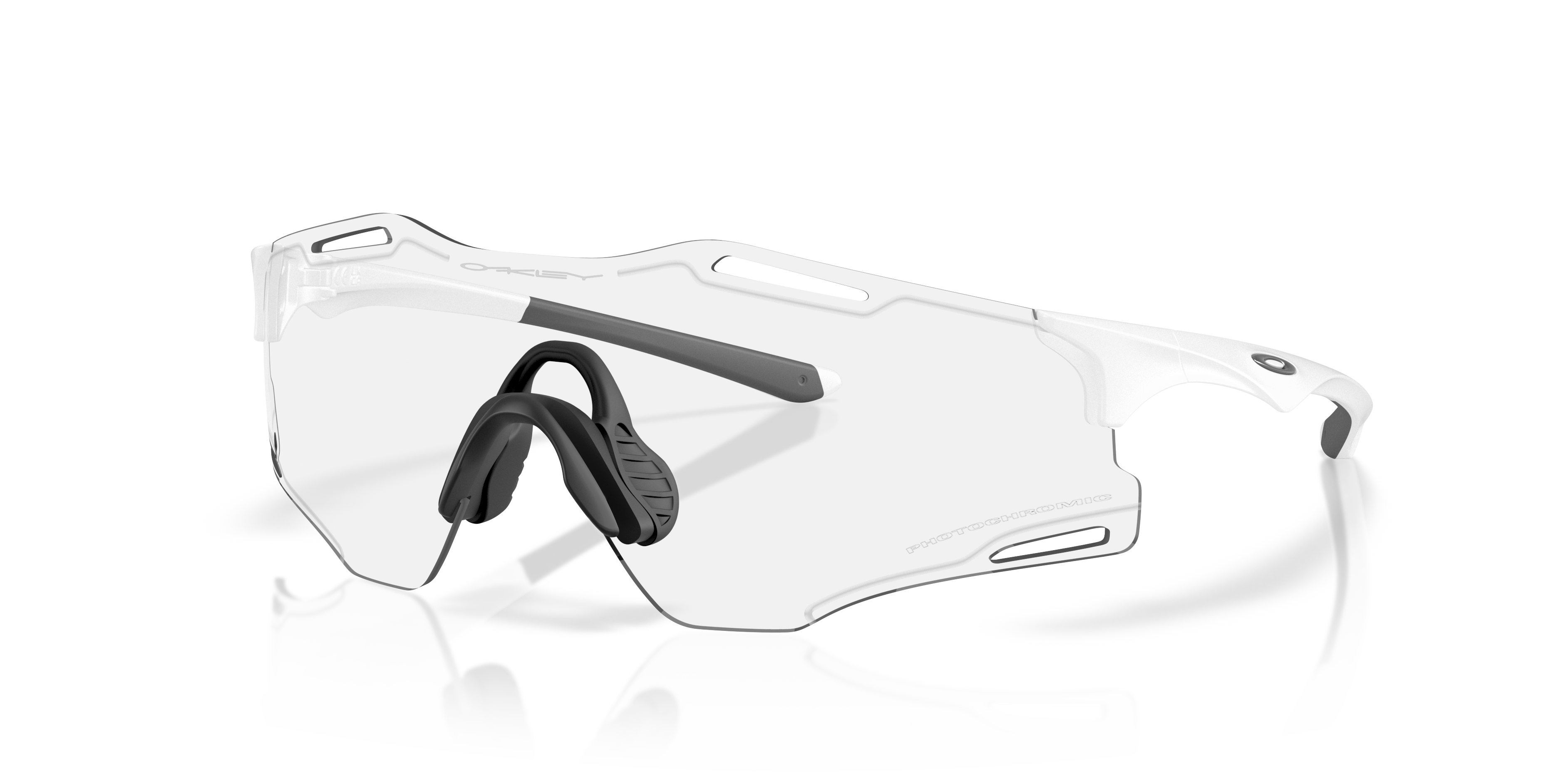 Oakley Cybr Zero Sunglasses with Matte White Frame and Clear to