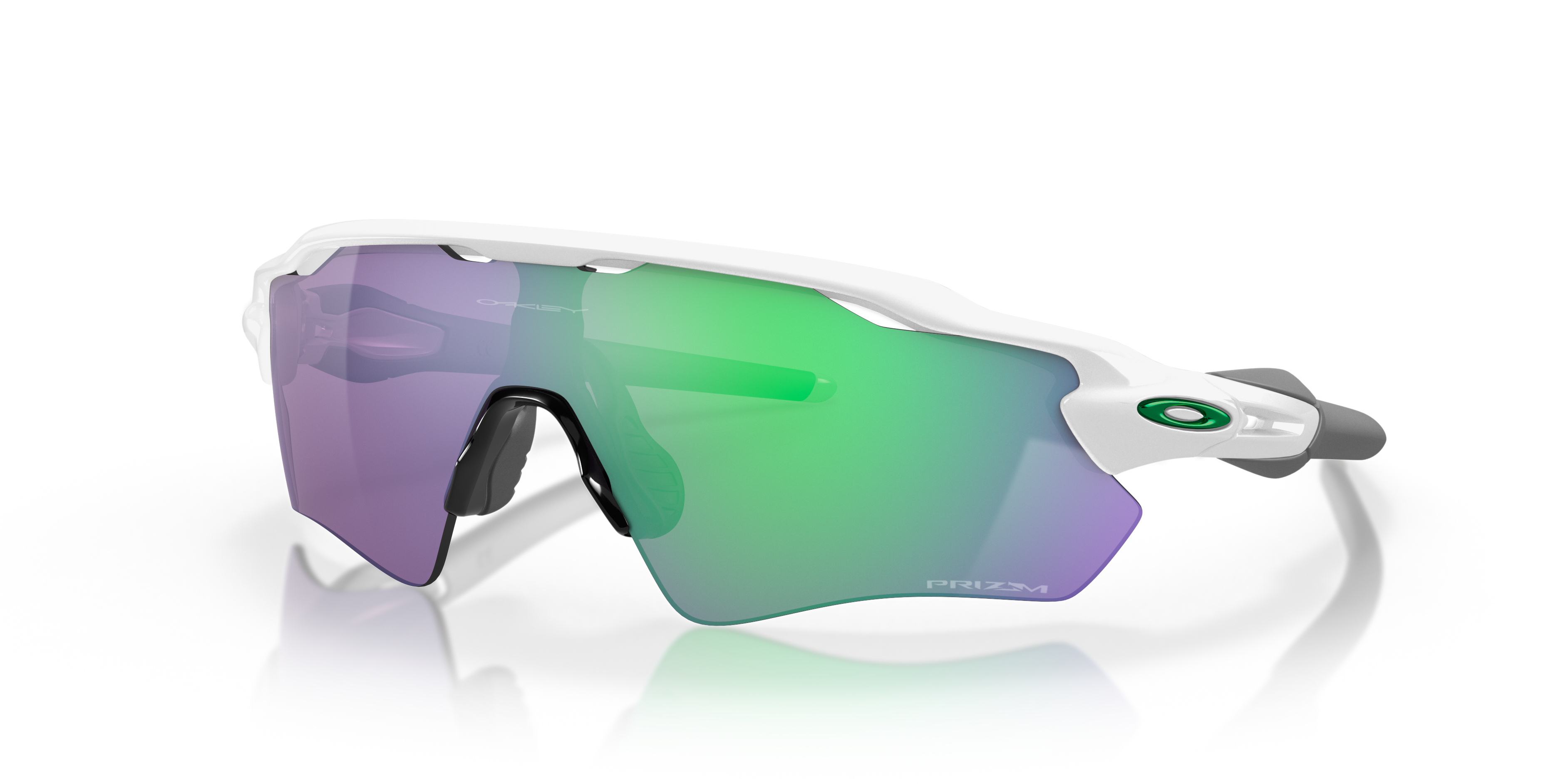 Radar® EV Path® Prizm Jade Lenses, Polished White Frame Sunglasses