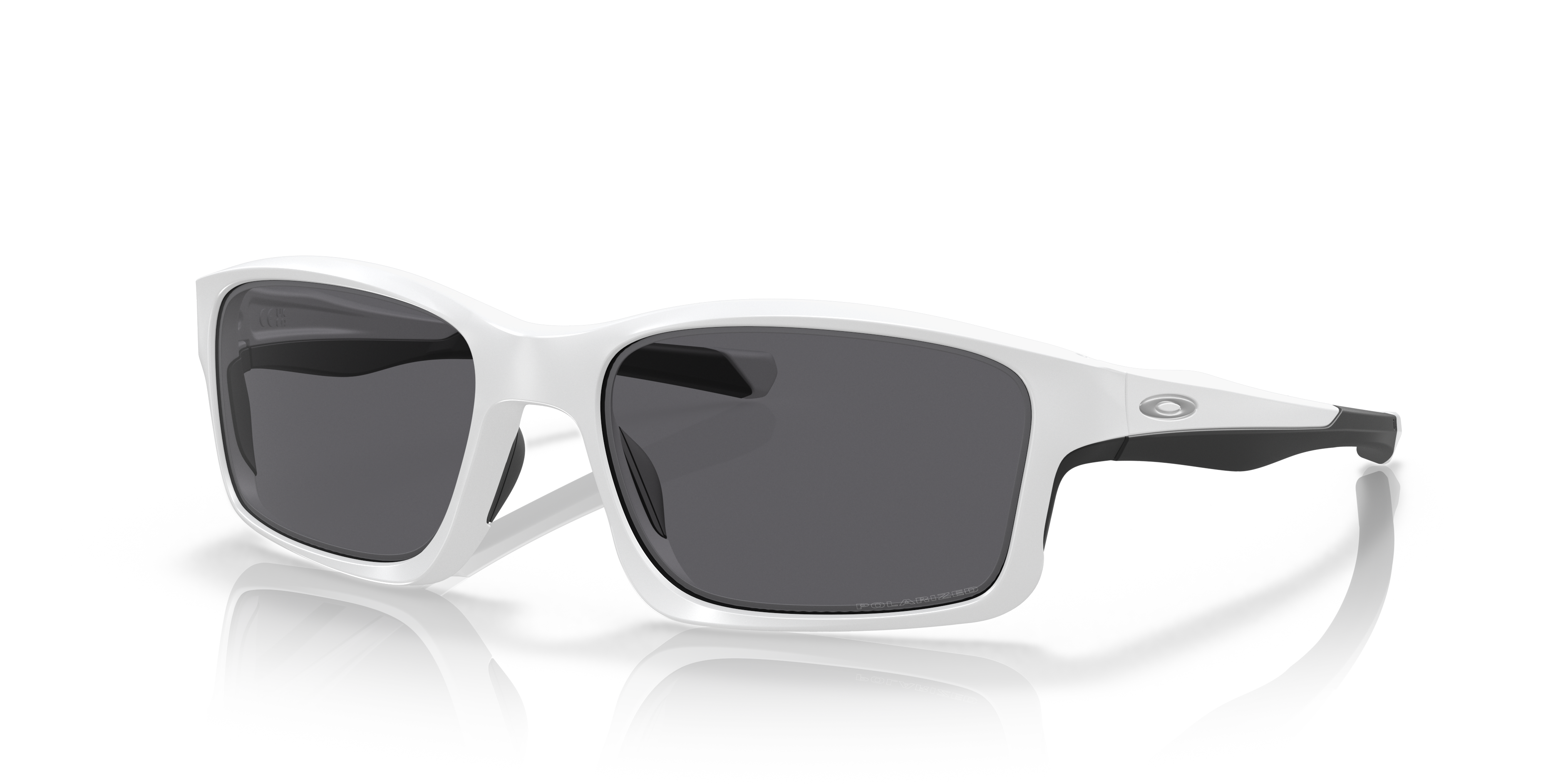 Oakley Chainlink™ Sunglasses with Matte White Frame and Grey