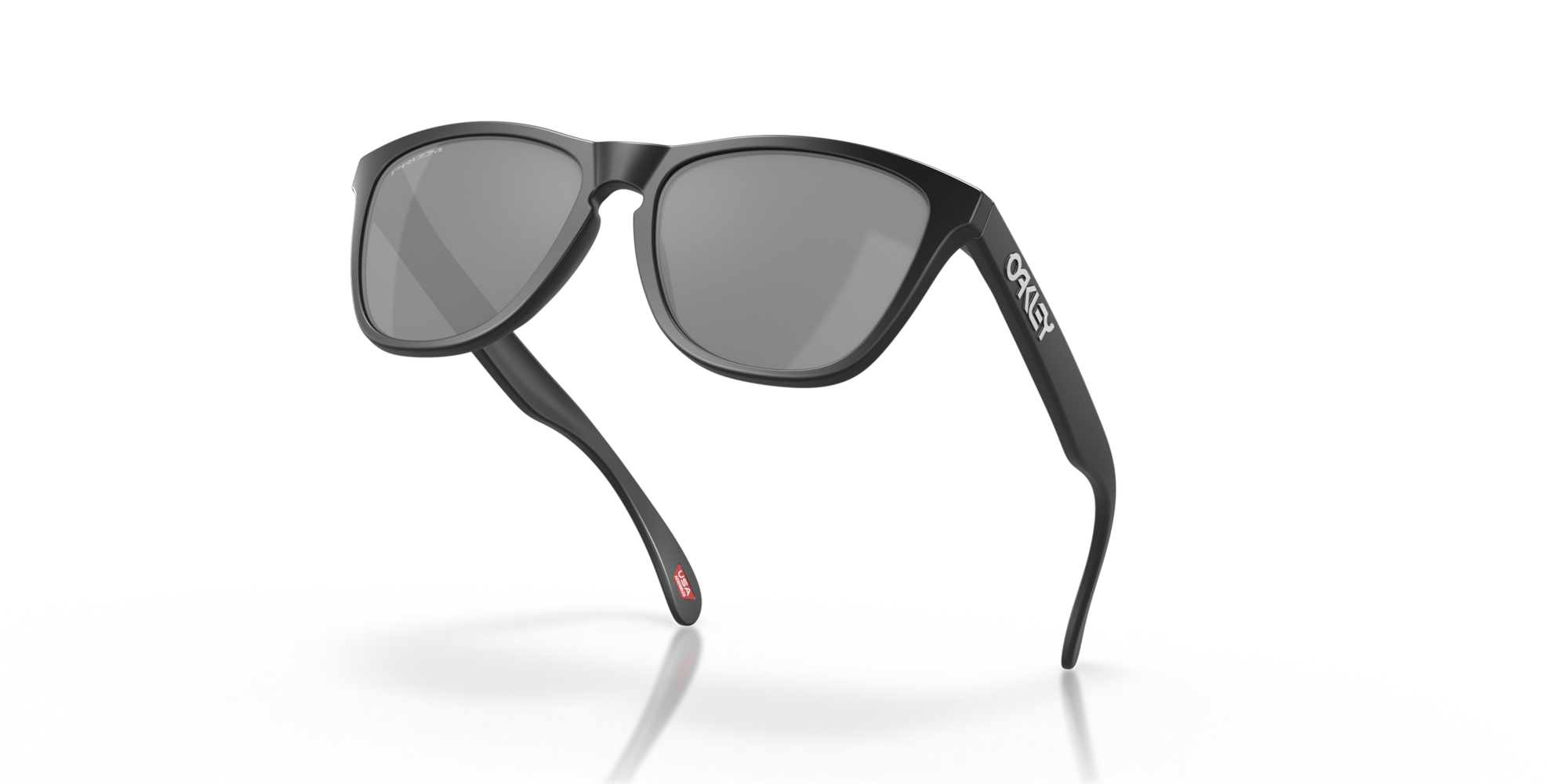 Oakley Frogskins™ Sunglasses with Matte Black Frame and Prizm