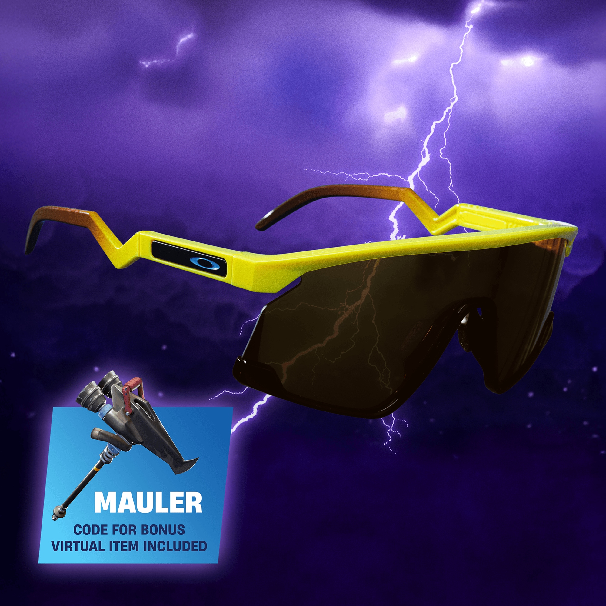 オークリー X Fortnite™ Peely BXTRサングラス YellowフレームとPrizm