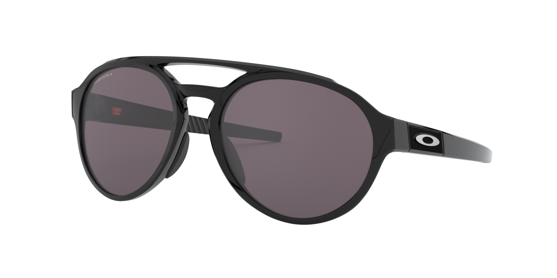 オークリー Foragerサングラス Polished BlackフレームとPrizm Grey