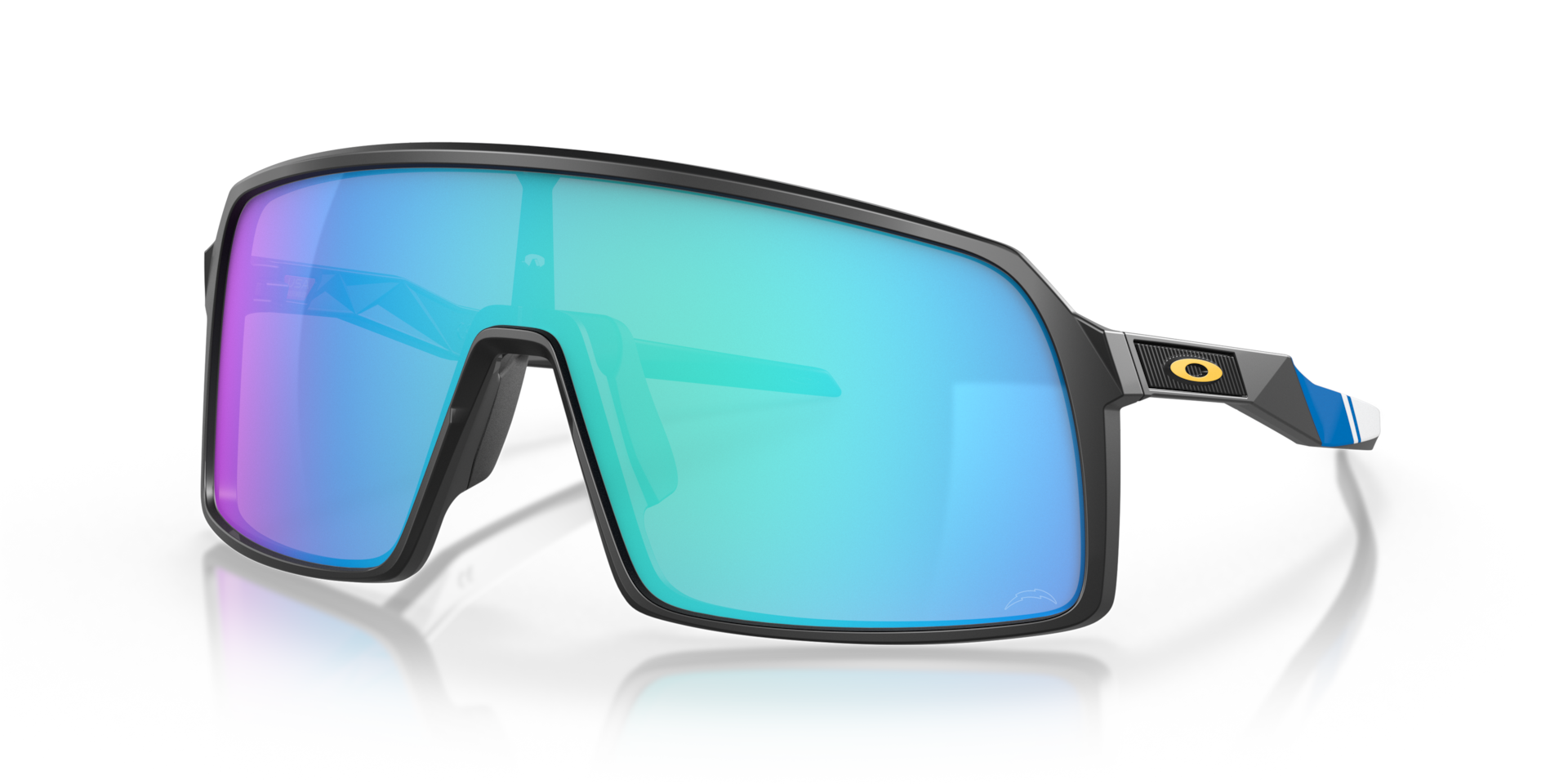 Oakley Los Angeles Chargers Sutro Sunglasses with Matte Black