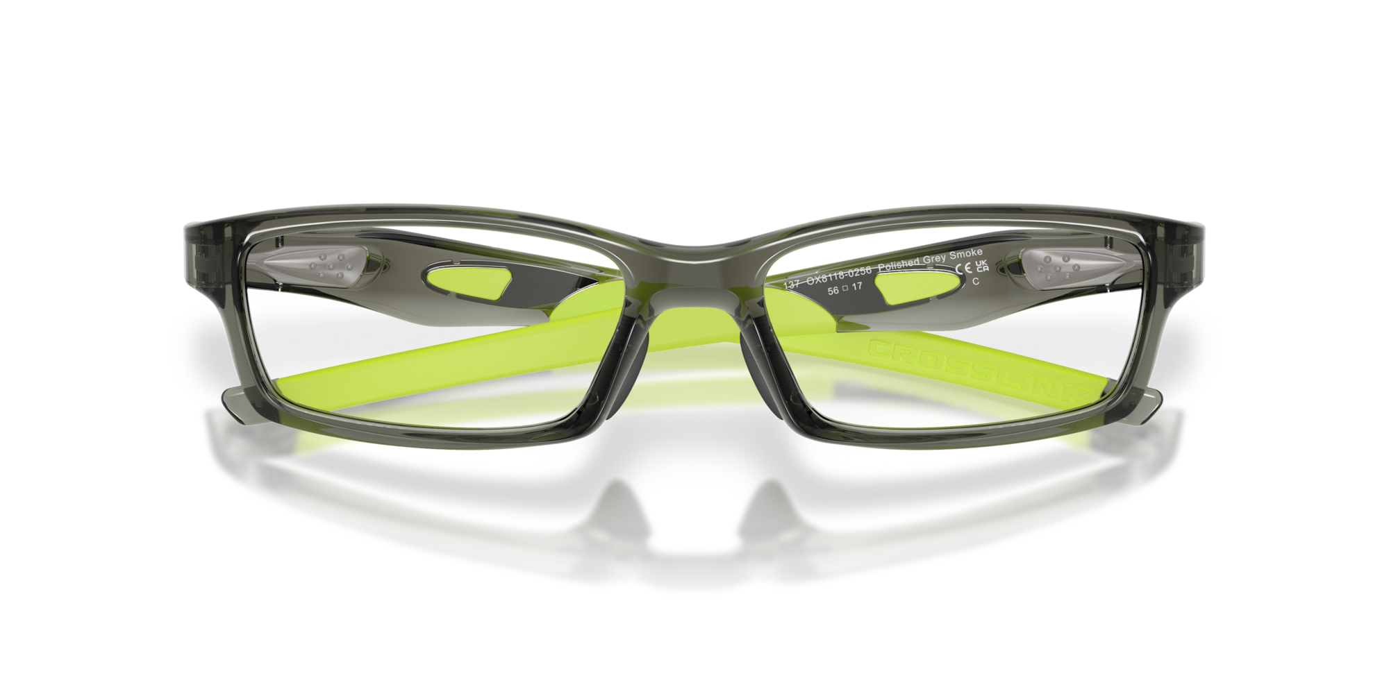 Oakley Crosslink® (Low Bridge Fit) Eyeglasses with Polished Grey