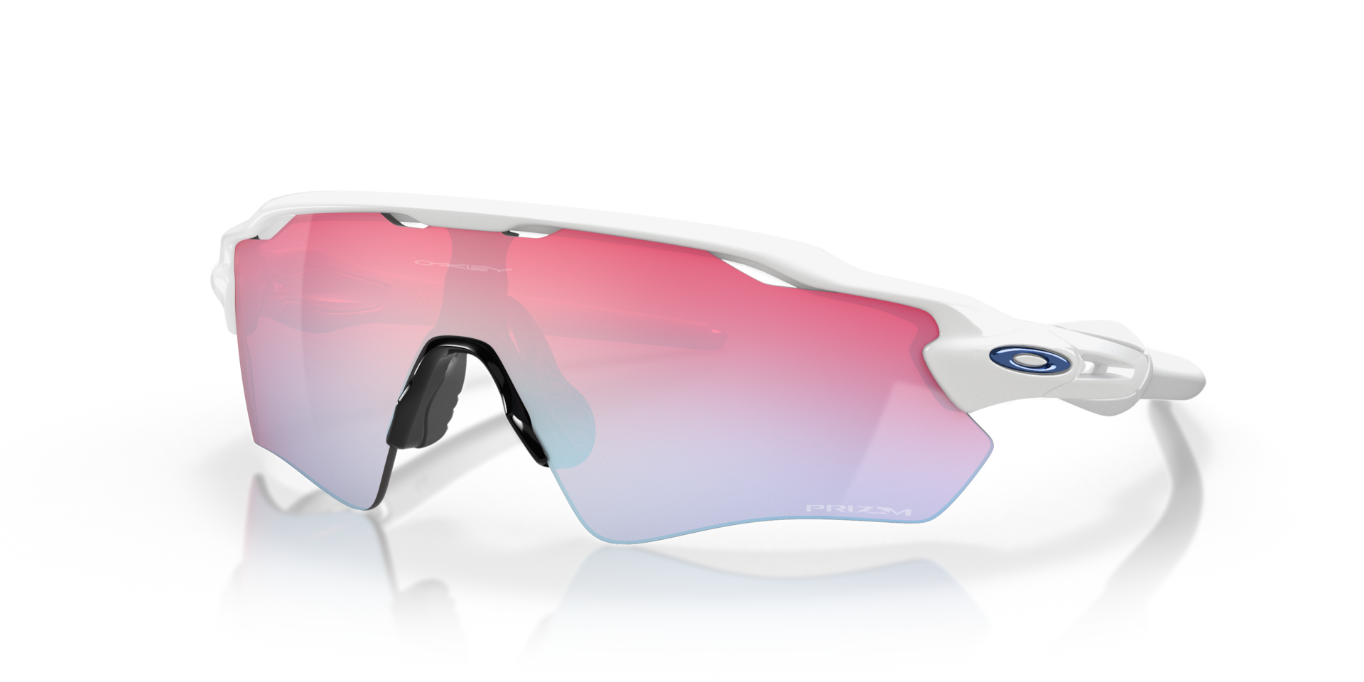 Radar® EV Path® Prizm Snow Sapphire Lenses, Polished White Frame