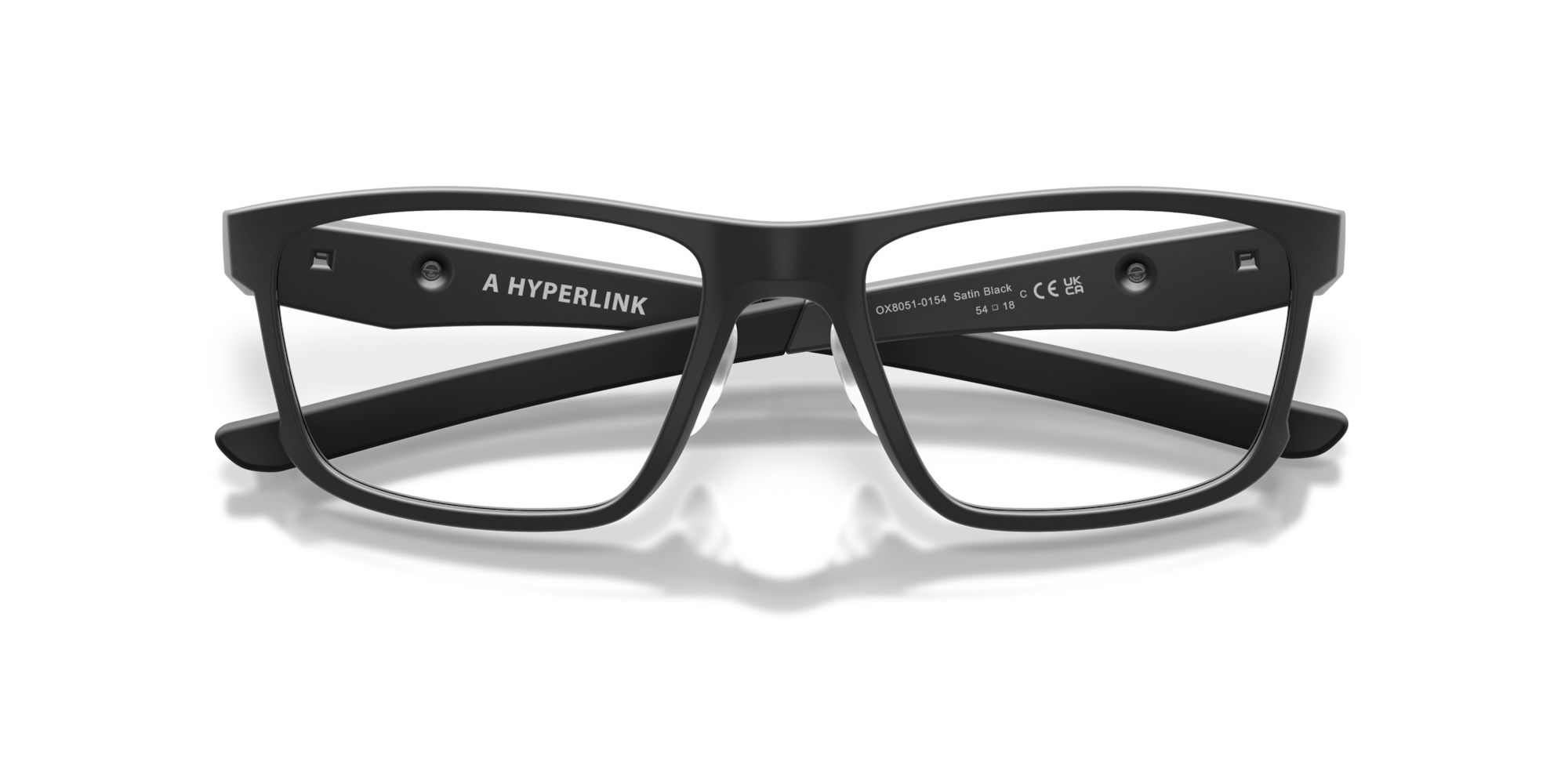 Oakley Hyperlink (Low Bridge Fit) Eyeglasses with Satin Black