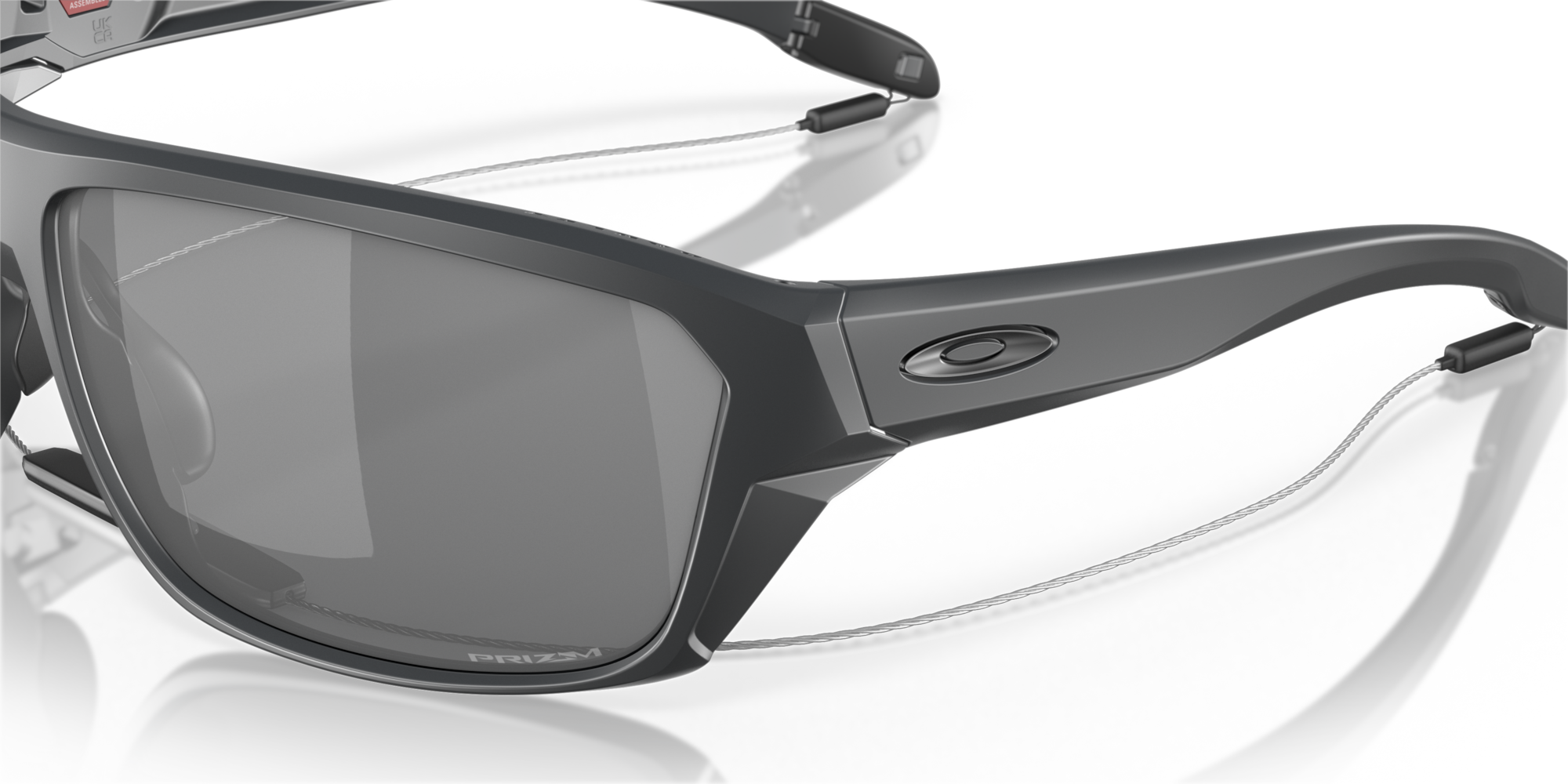 オークリー Split Shotサングラス Matte CarbonフレームとPrizm Black