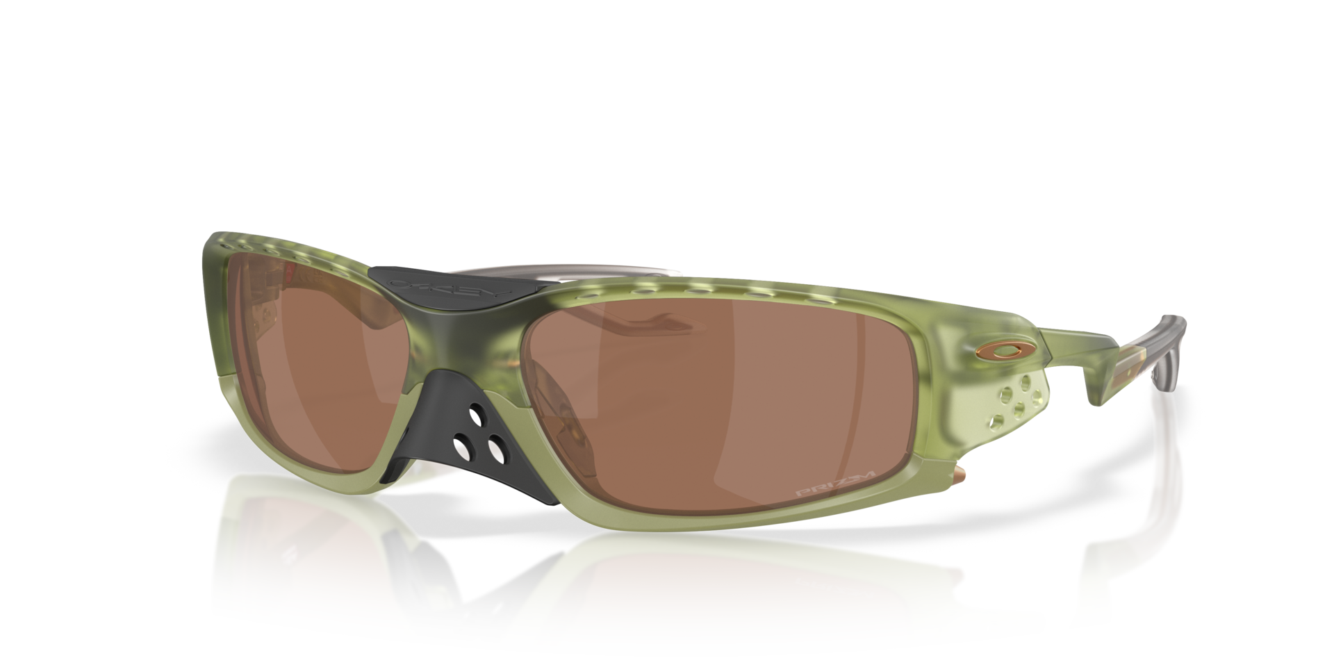 Saul  Plantaris SQ Prizm Tungsten Lenses, Transparent Fern Frame