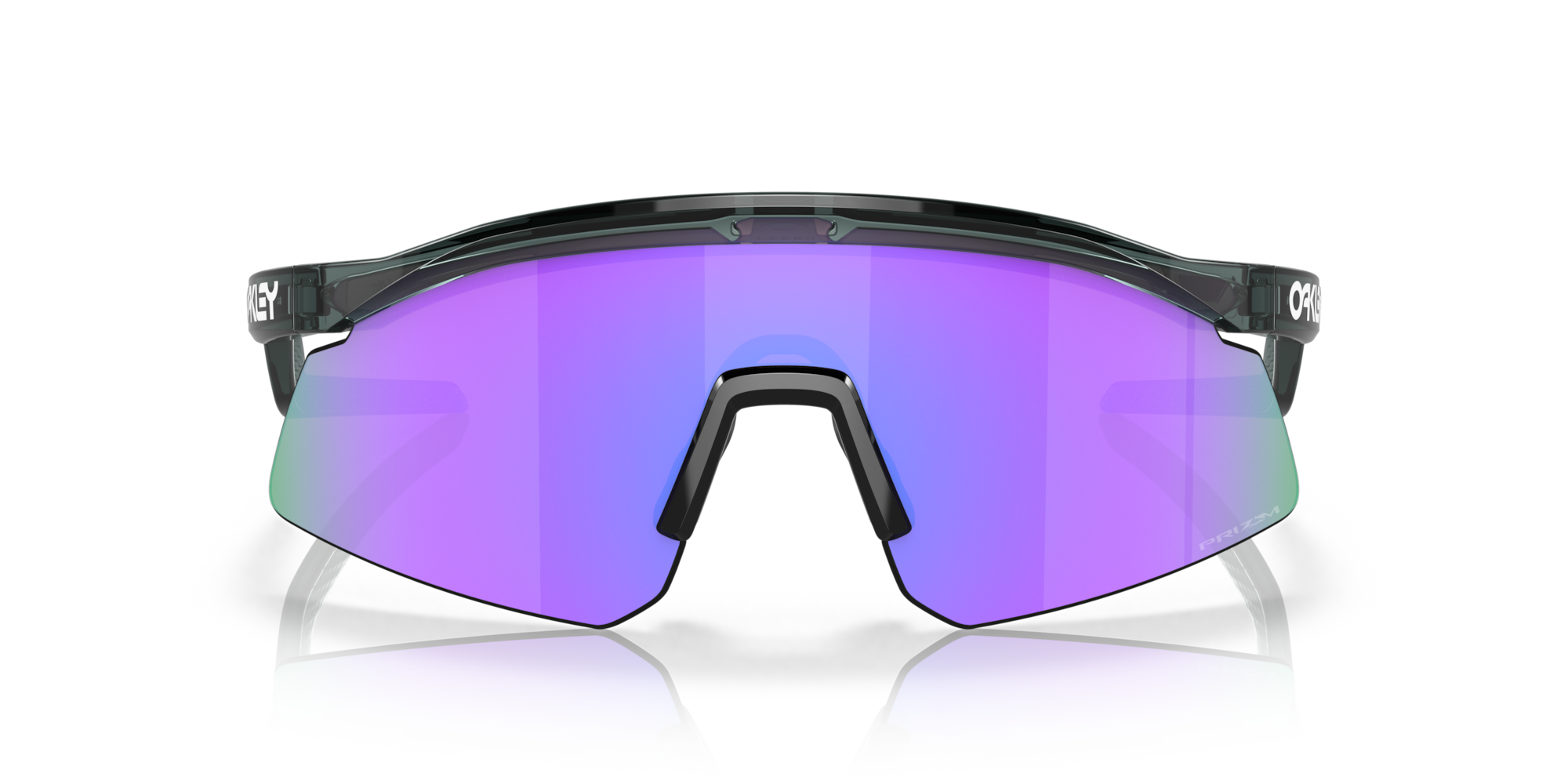 Oakley Hydra Sunglasses with Crystal Black Frame and Prizm Violet