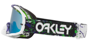 Crowbar® MX Goggles - Factory Pilot Splatter Green Purple