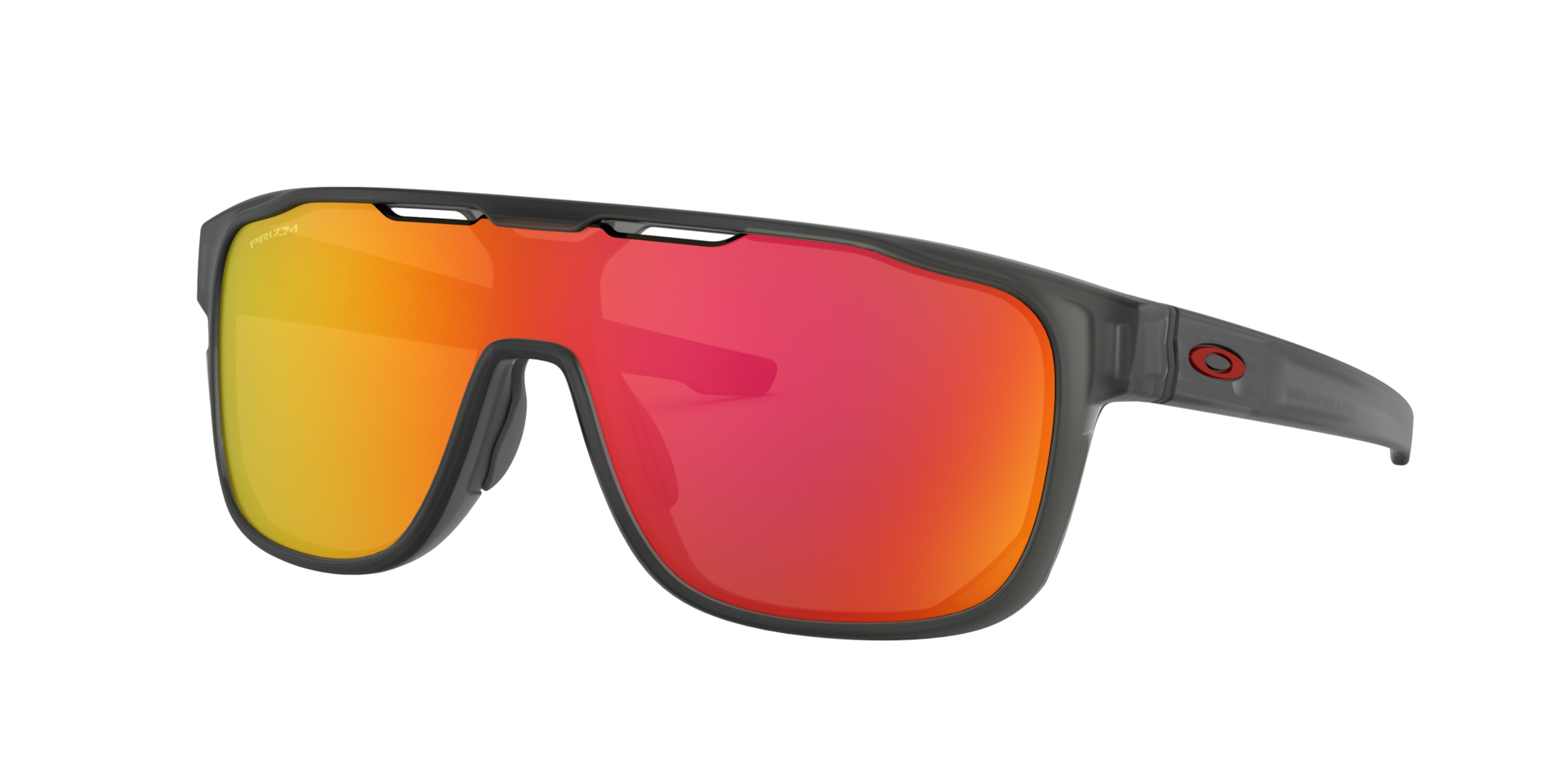 Oakley Crossrange™ Shield Sunglasses with Matte Grey Smoke Frame