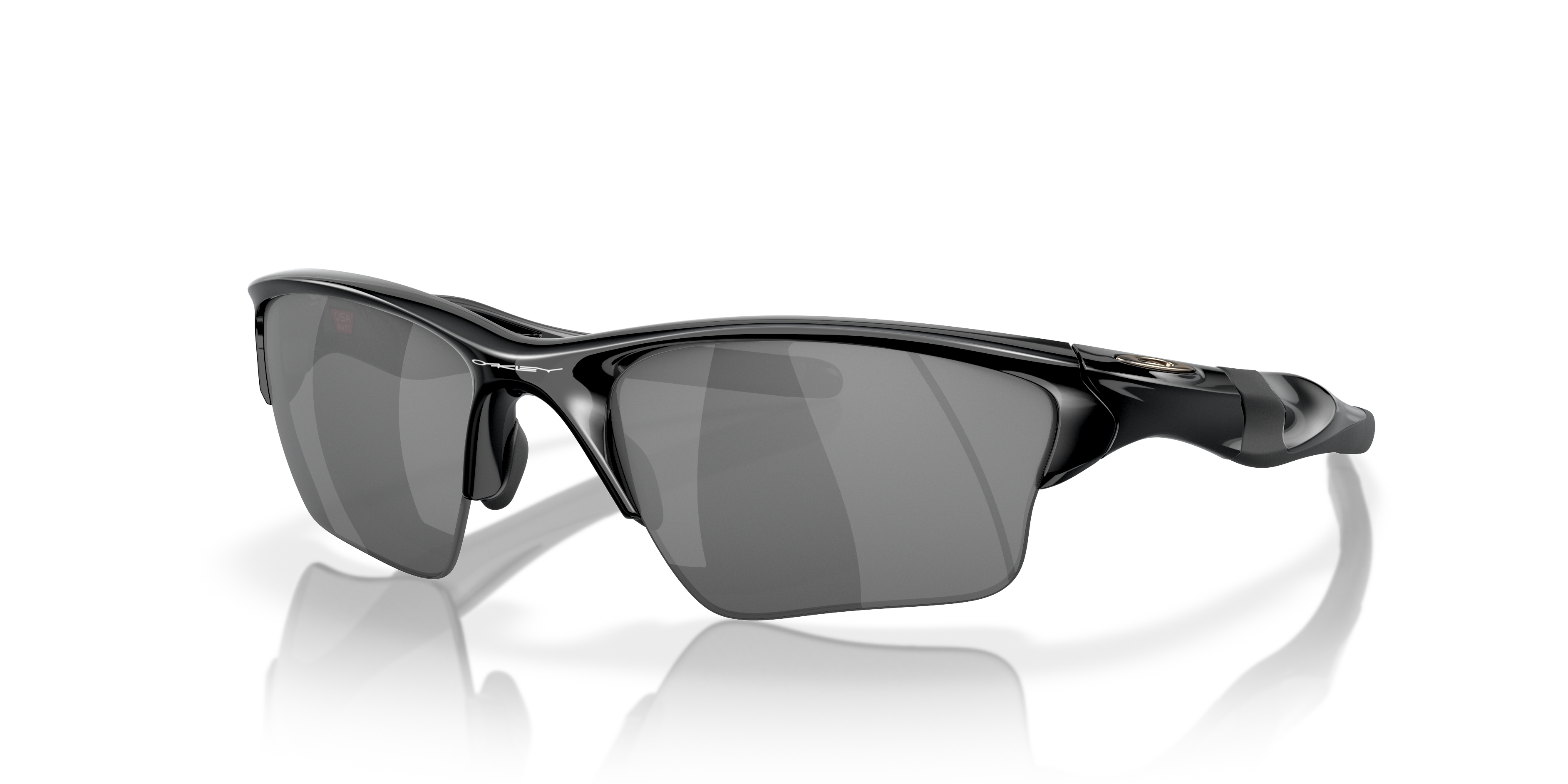 Half Jacket® 2.0 XL Black Iridium Lenses, Polished Black Frame