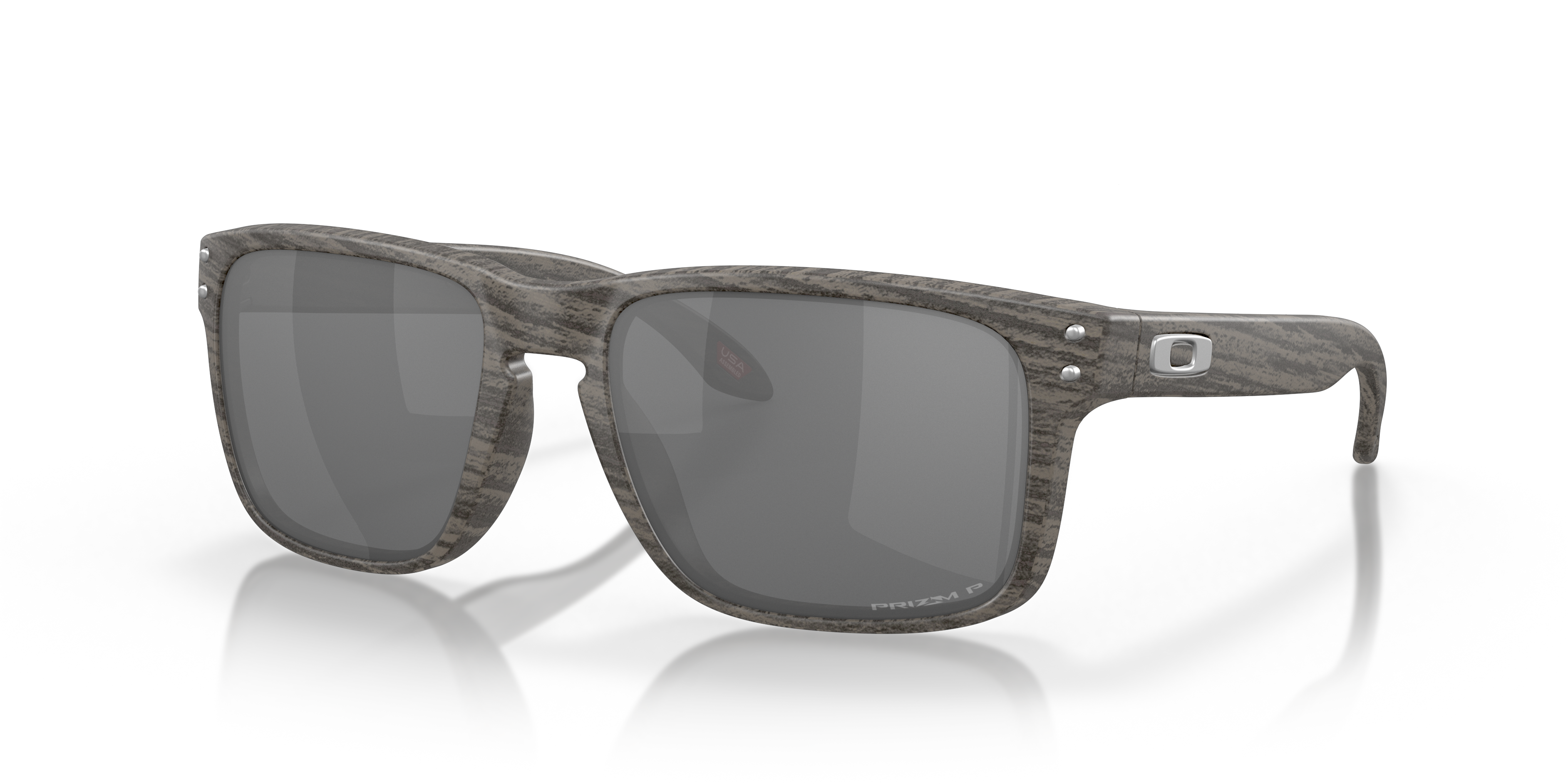 Holbrook™ Prizm Black Polarized Lenses, Woodgrain Frame Sunglasses