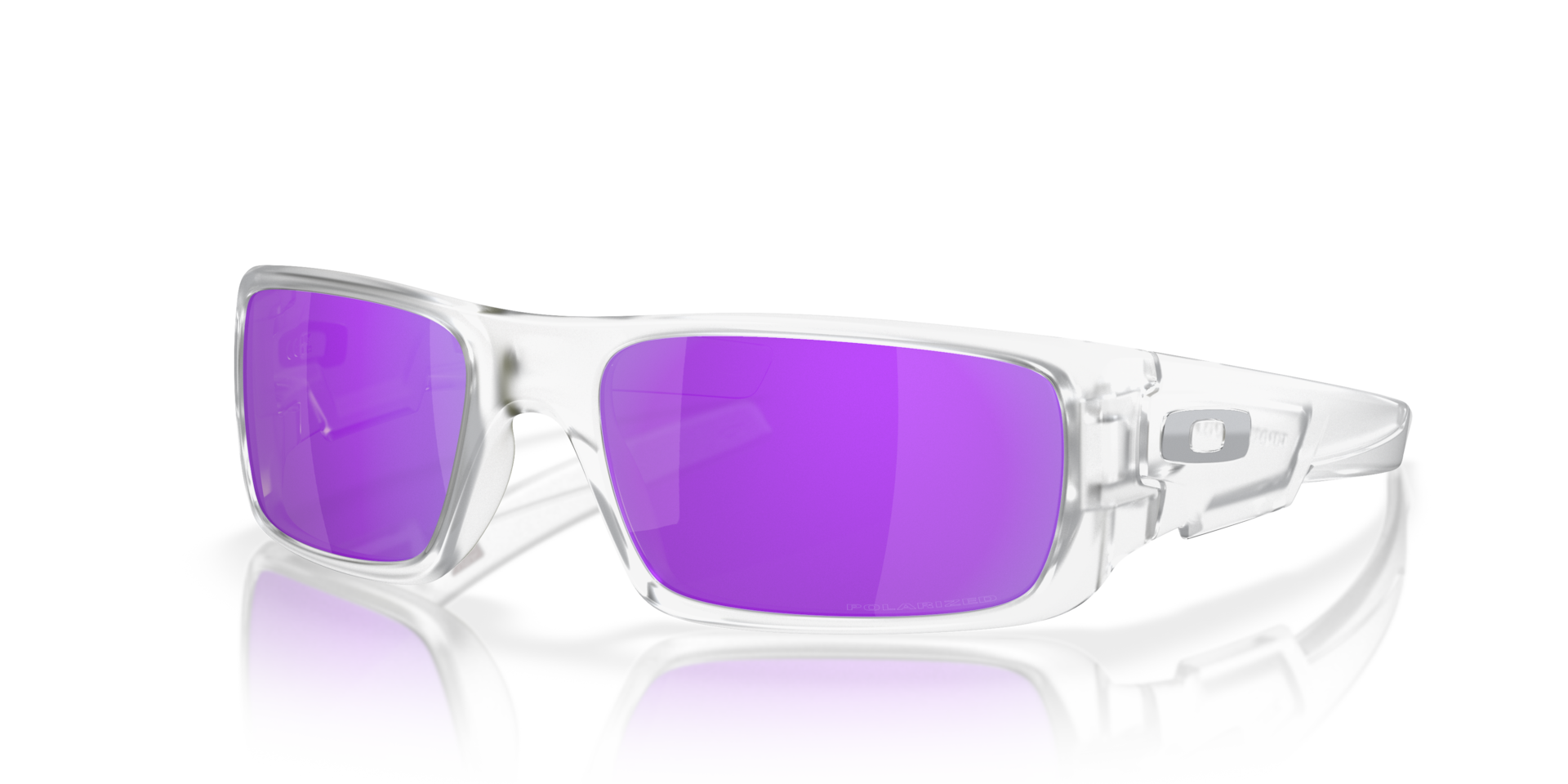 Oakley Crankshaft™ Sunglasses with Polished Clear Frame and Ice