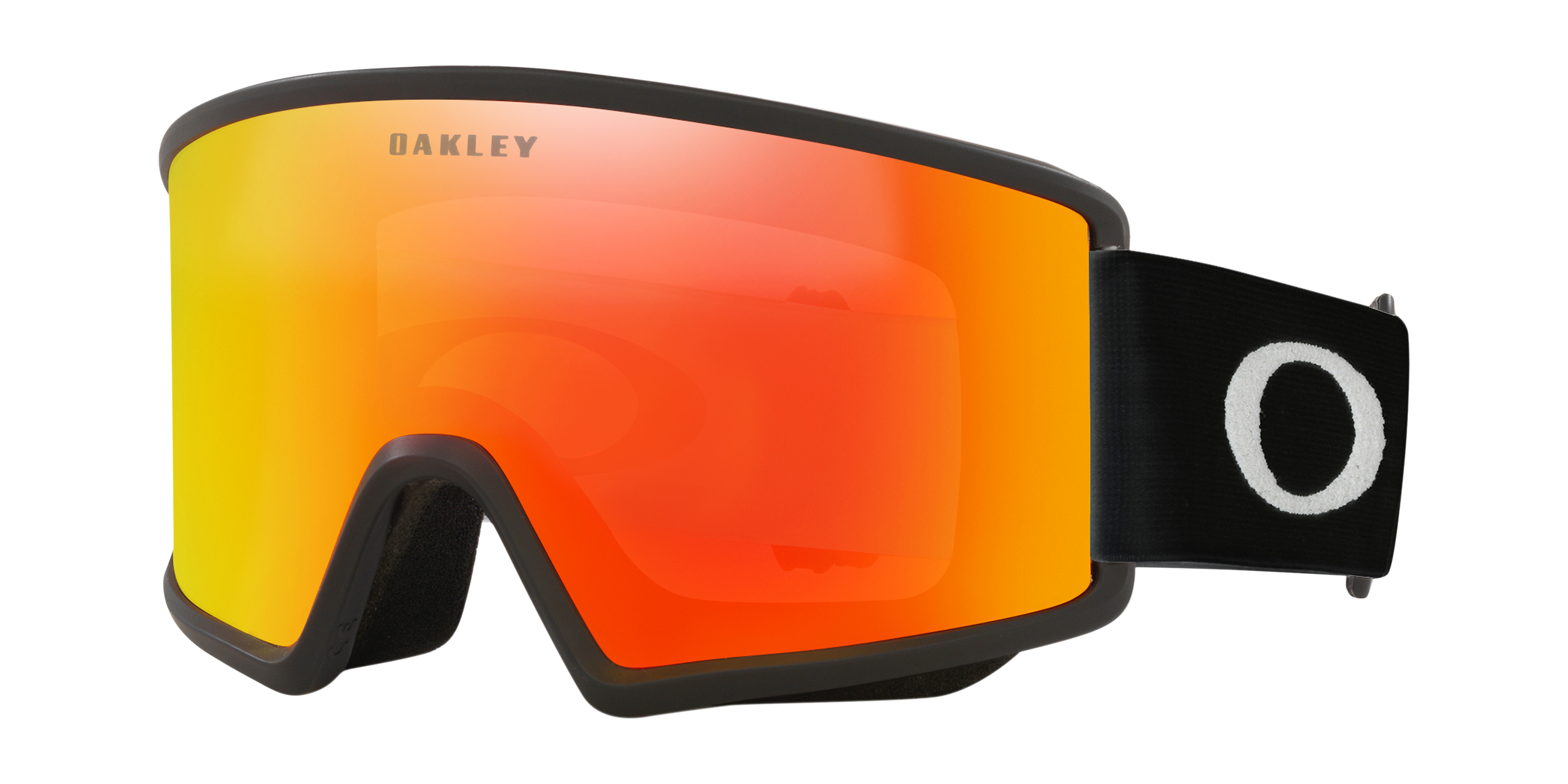 オークリー Target Line L Snow Goggles Matte Blackストラップ Fire