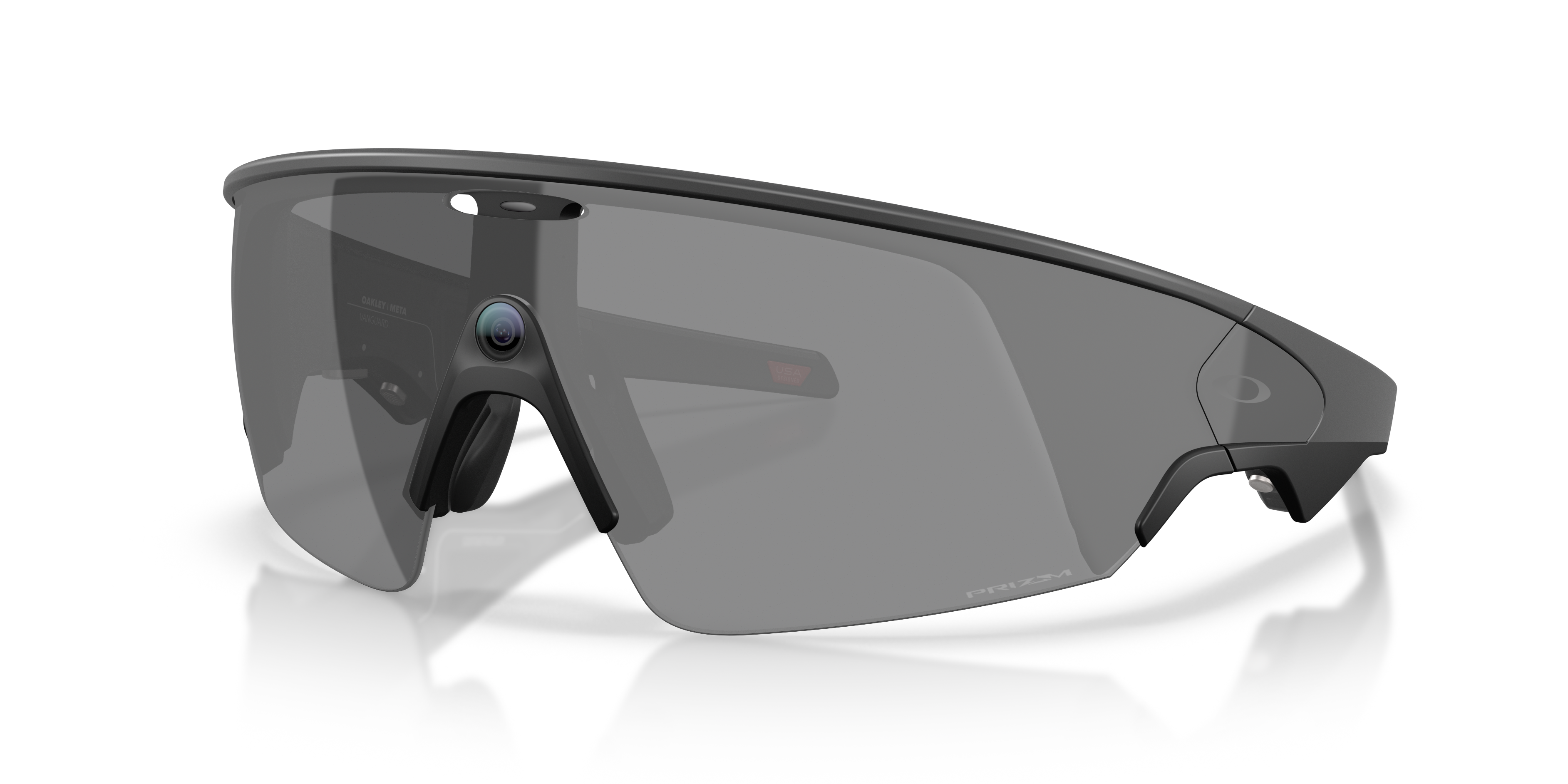 Oakley Meta Vanguard AI Glasses with Black Frame and Prizm Black