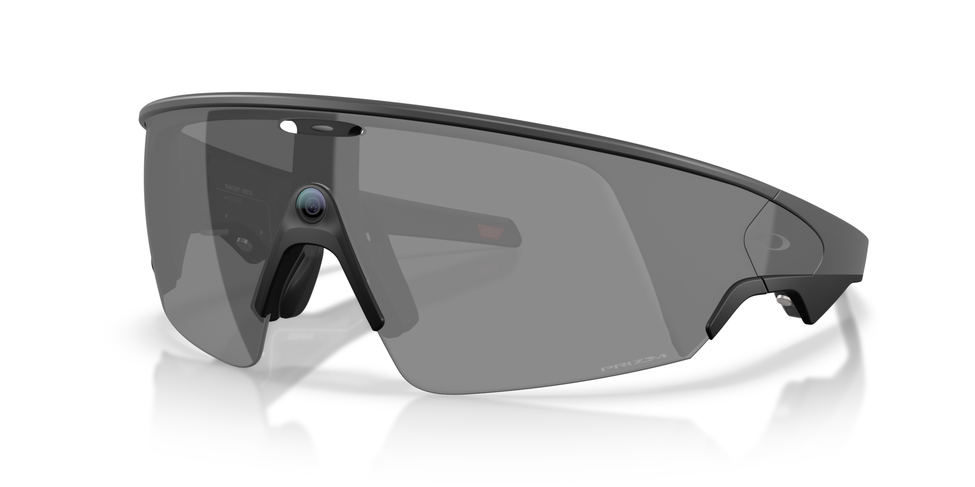 Oakley Meta Vanguard AI Glasses with Black Frame and Prizm Black
