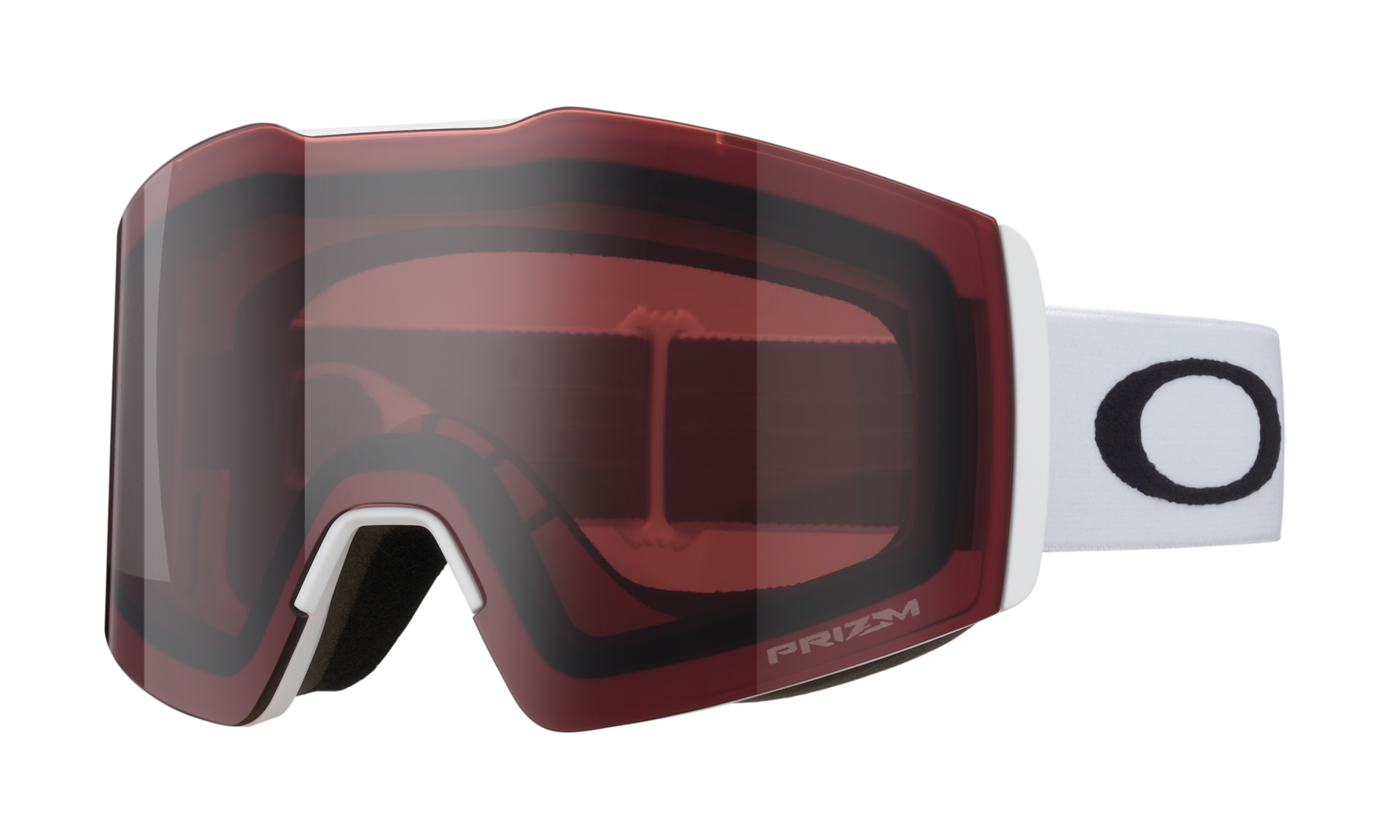 OAKLEY FALL LINE L MWhite/Prizm Garnet新品 Oakley Fall Line M Snow Goggles with Matte White Strap and Prizm