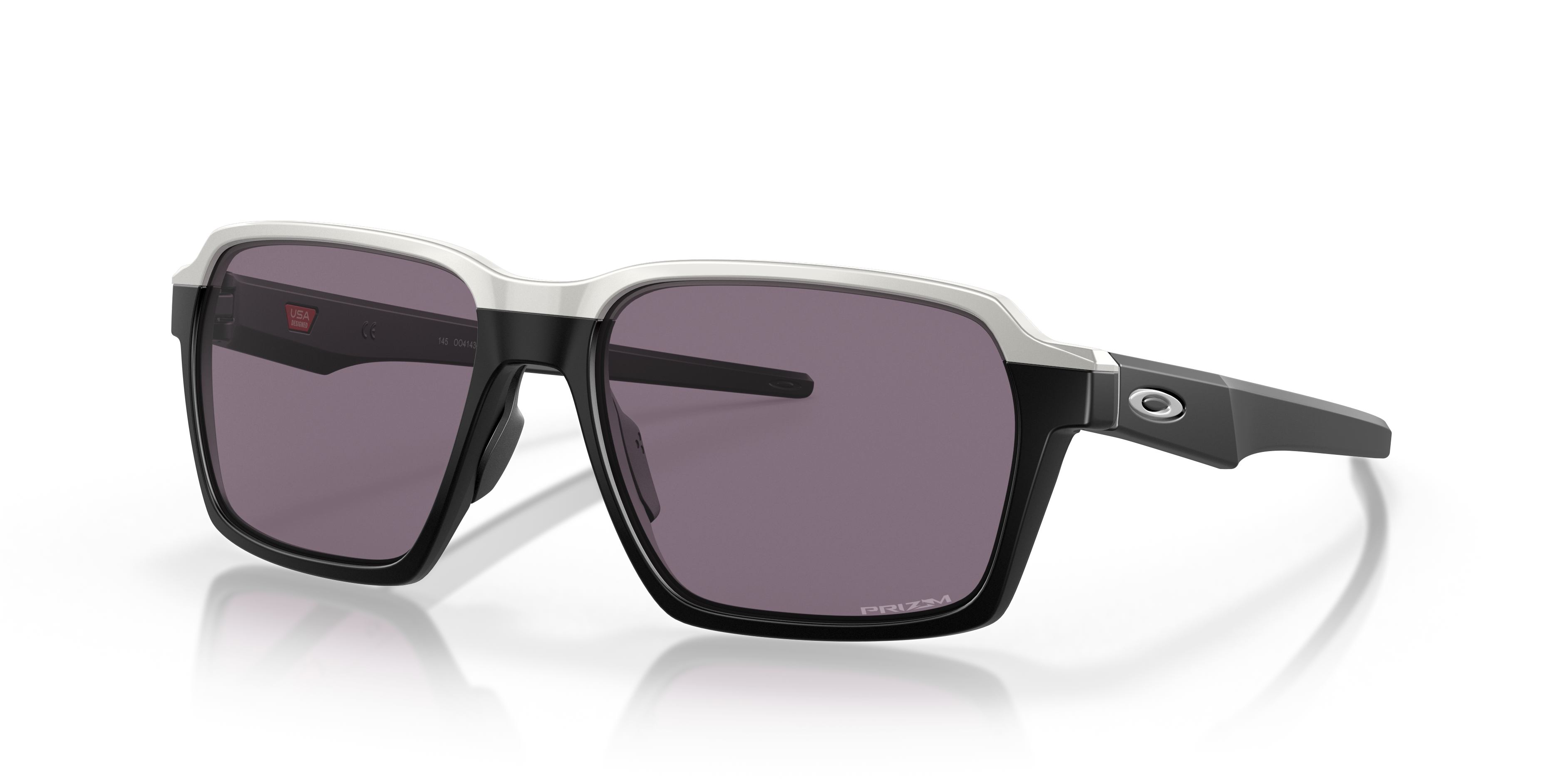 Oakley Parlay Sunglasses with Matte Black Frame and Prizm Grey