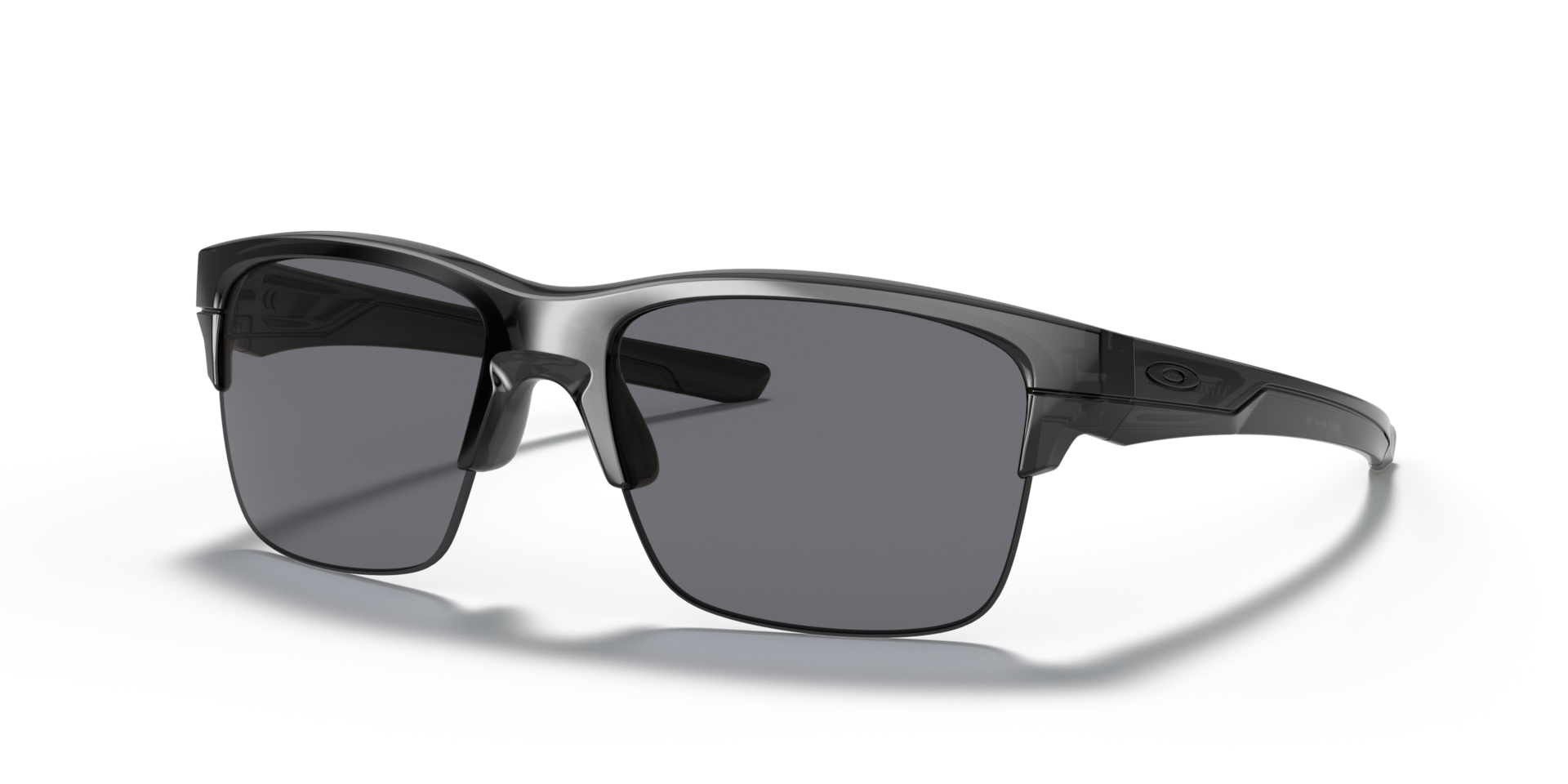 Oakley Thinlink Sunglasses with Grey Smoke Frame and Grey Lenses
