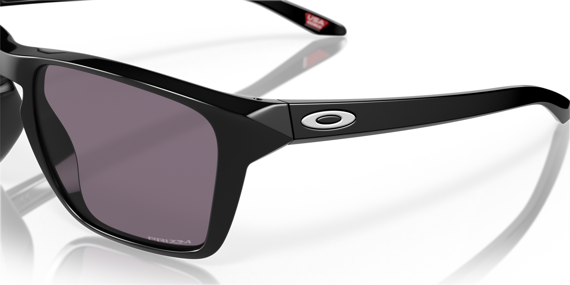 Oakley Sylas Sunglasses with Polished Black Frame and Prizm Grey